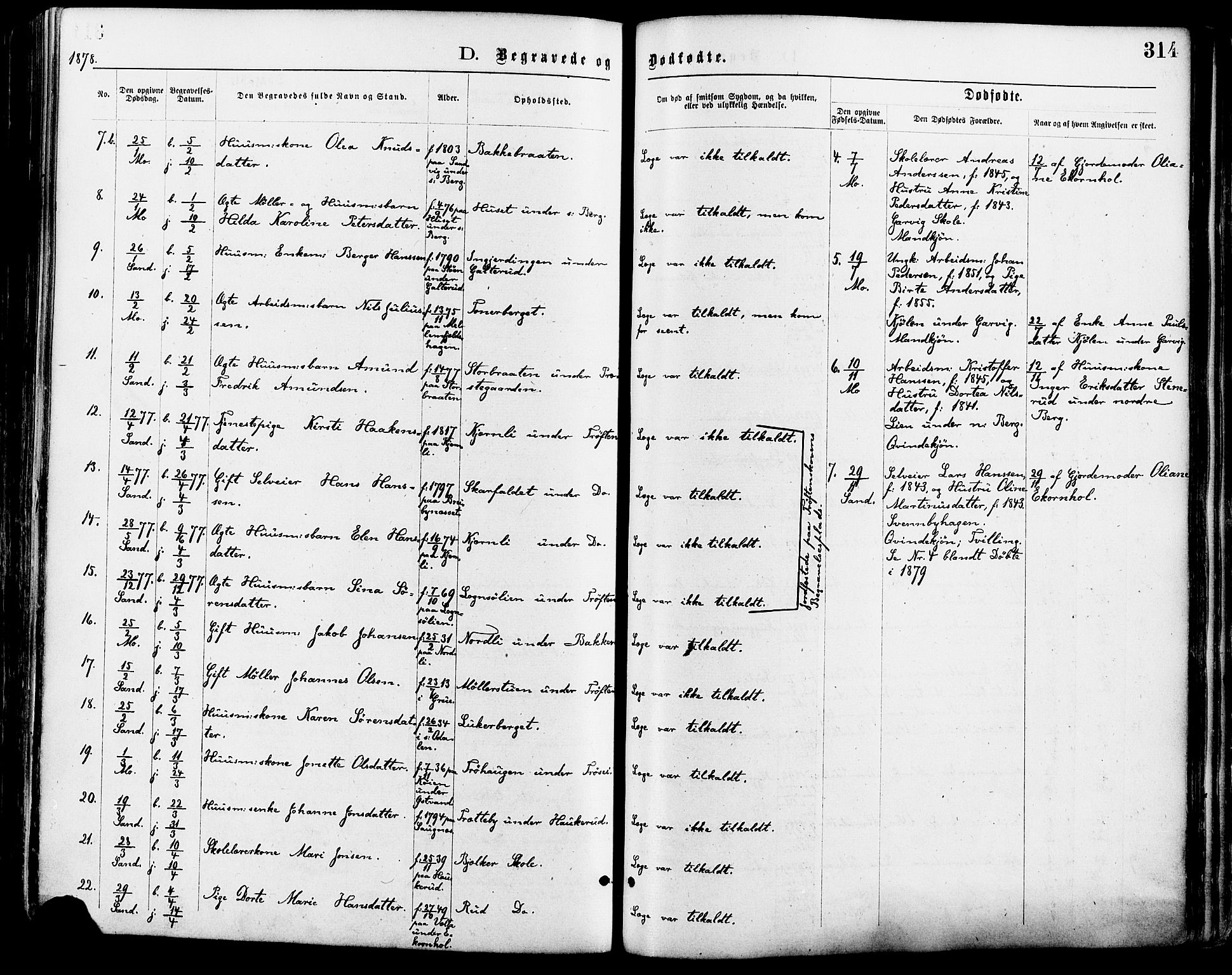 Nord-Odal prestekontor, AV/SAH-PREST-032/H/Ha/Haa/L0005: Parish register (official) no. 5, 1874-1885, p. 314