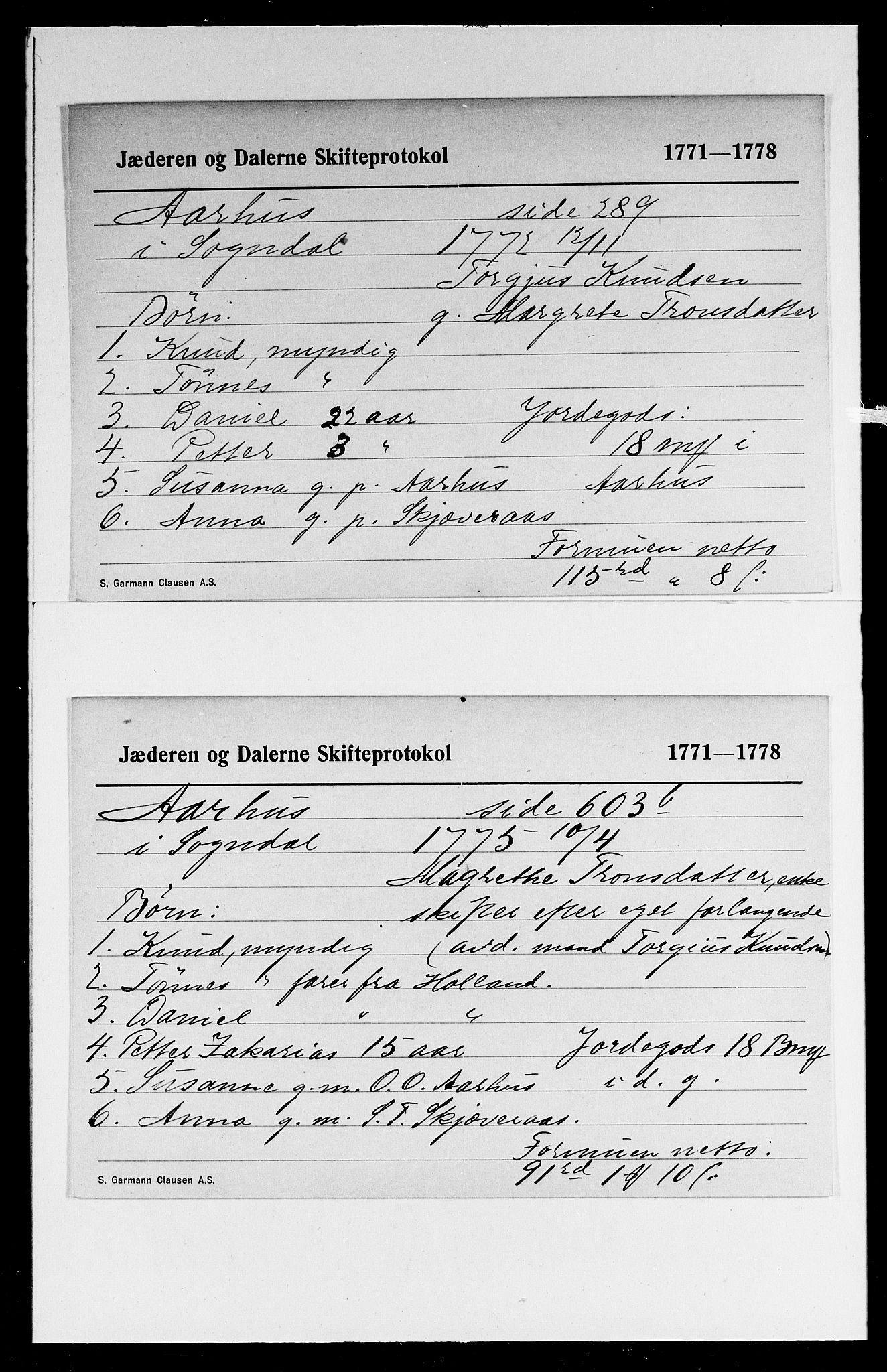 Jæren og Dalane sorenskriveri, AV/SAST-A-100306/5, 1771-1778, p. 4