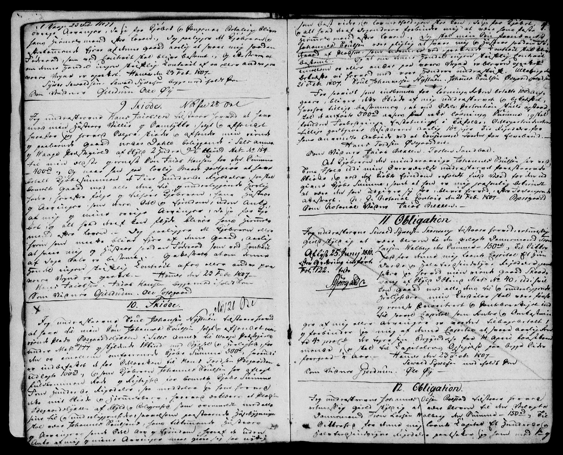 Nord-Gudbrandsdal tingrett, AV/SAH-TING-002/H/Hb/Hba/L0005: Mortgage book no. 5, 1807-1833, p. 4