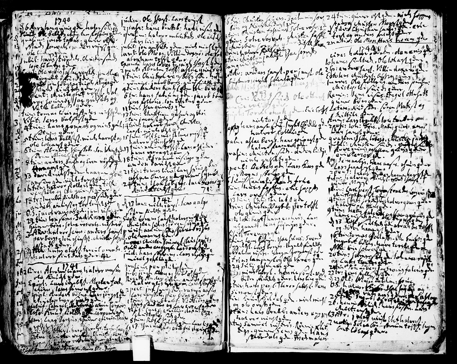 Gjerpen kirkebøker, SAKO/A-265/F/Fa/L0001: Parish register (official) no. I 1, 1681-1746