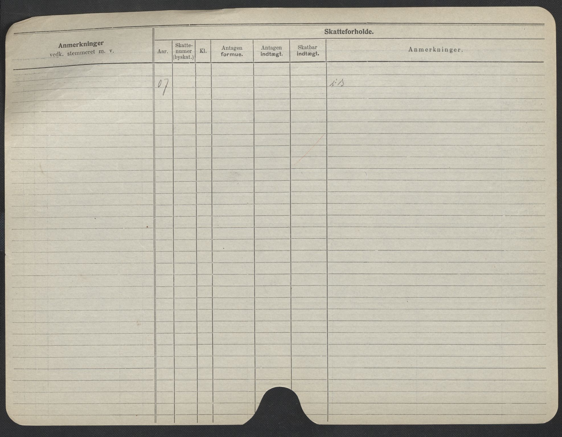 Oslo folkeregister, Registerkort, SAO/A-11715/F/Fa/Fac/L0008: Menn, 1906-1914, p. 825b