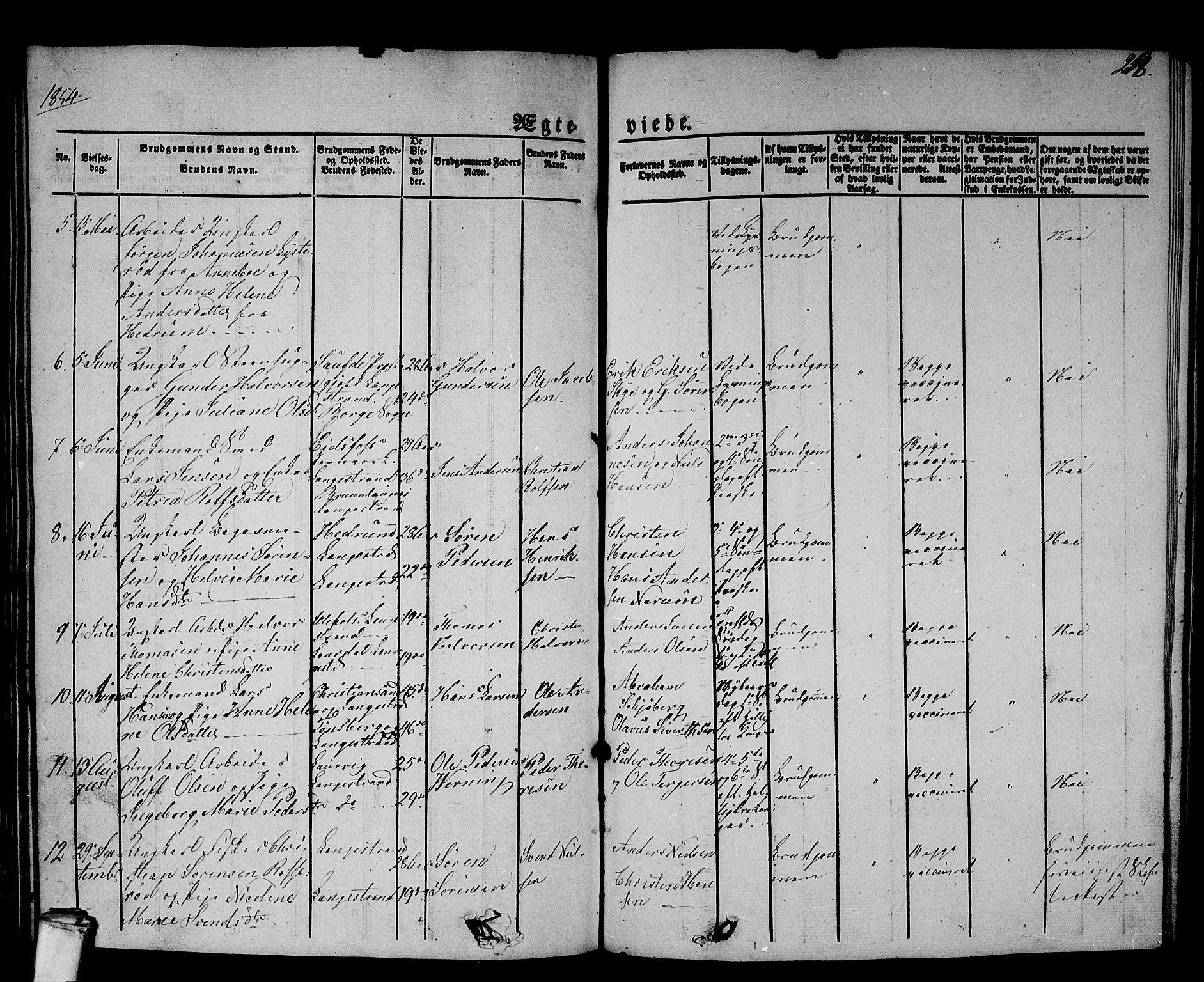 Larvik kirkebøker, AV/SAKO-A-352/G/Gb/L0002: Parish register (copy) no. II 2, 1843-1866, p. 258