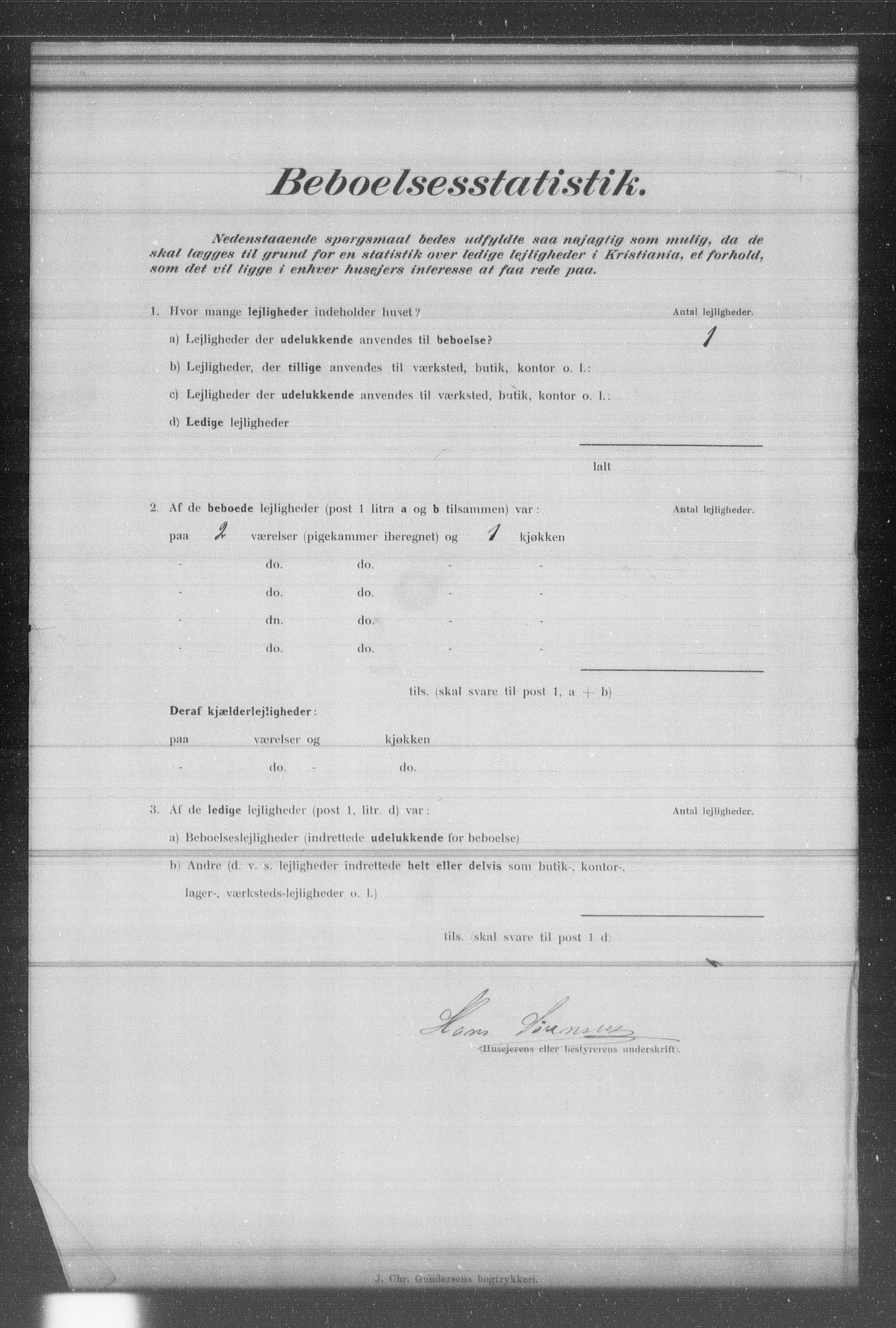 OBA, Municipal Census 1902 for Kristiania, 1902, p. 14182