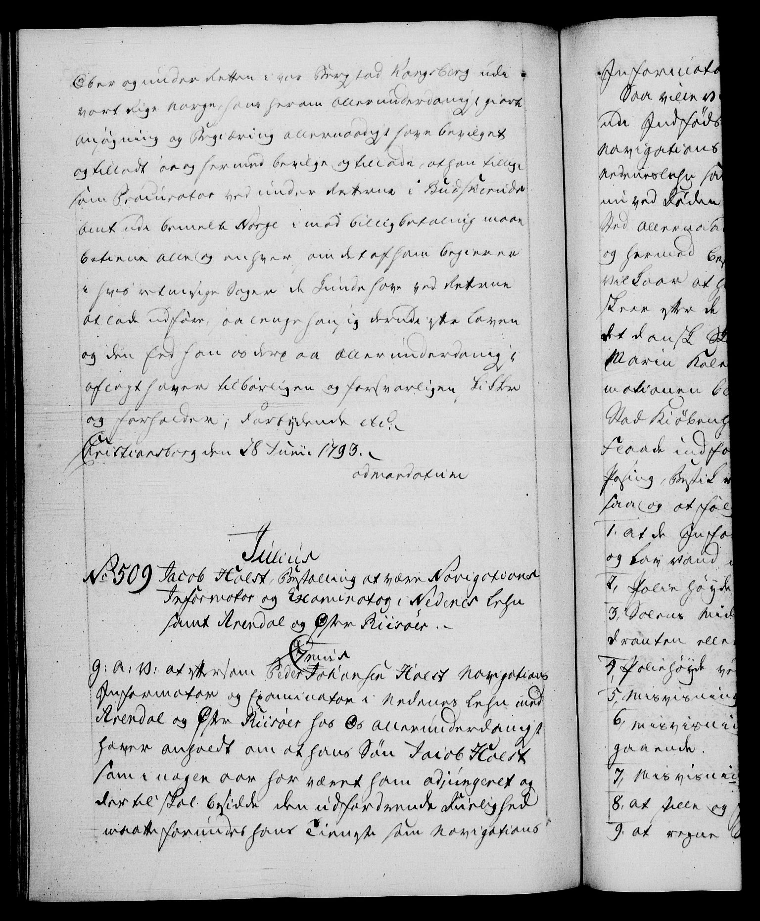 Danske Kanselli 1572-1799, RA/EA-3023/F/Fc/Fca/Fcaa/L0054: Norske registre, 1792-1793, p. 766b