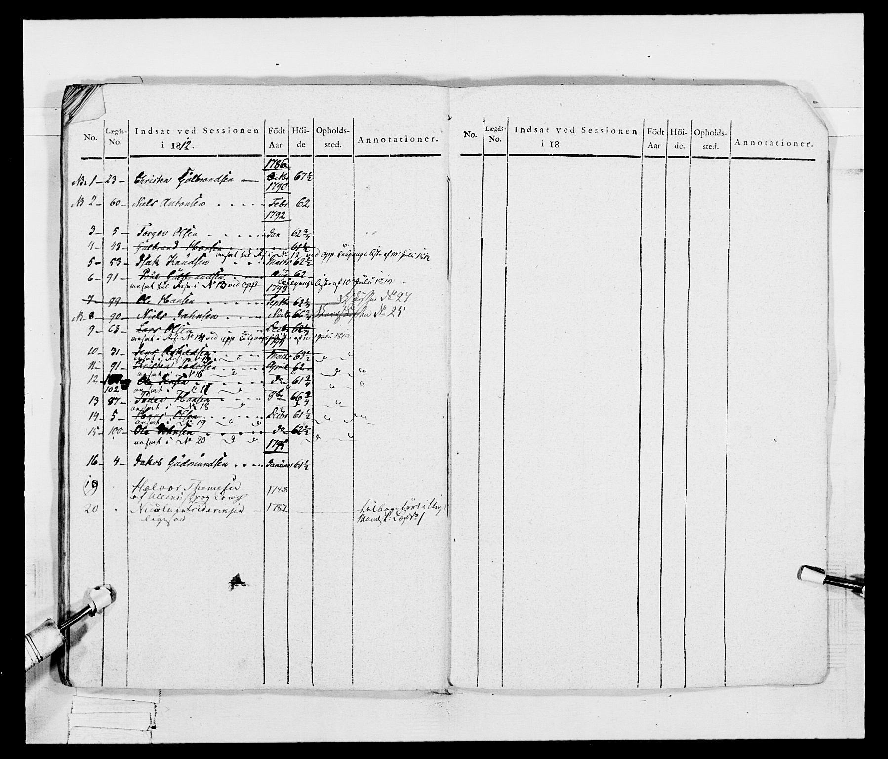 Generalitets- og kommissariatskollegiet, Det kongelige norske kommissariatskollegium, AV/RA-EA-5420/E/Eh/L0048: Akershusiske skarpskytterregiment, 1812, p. 267