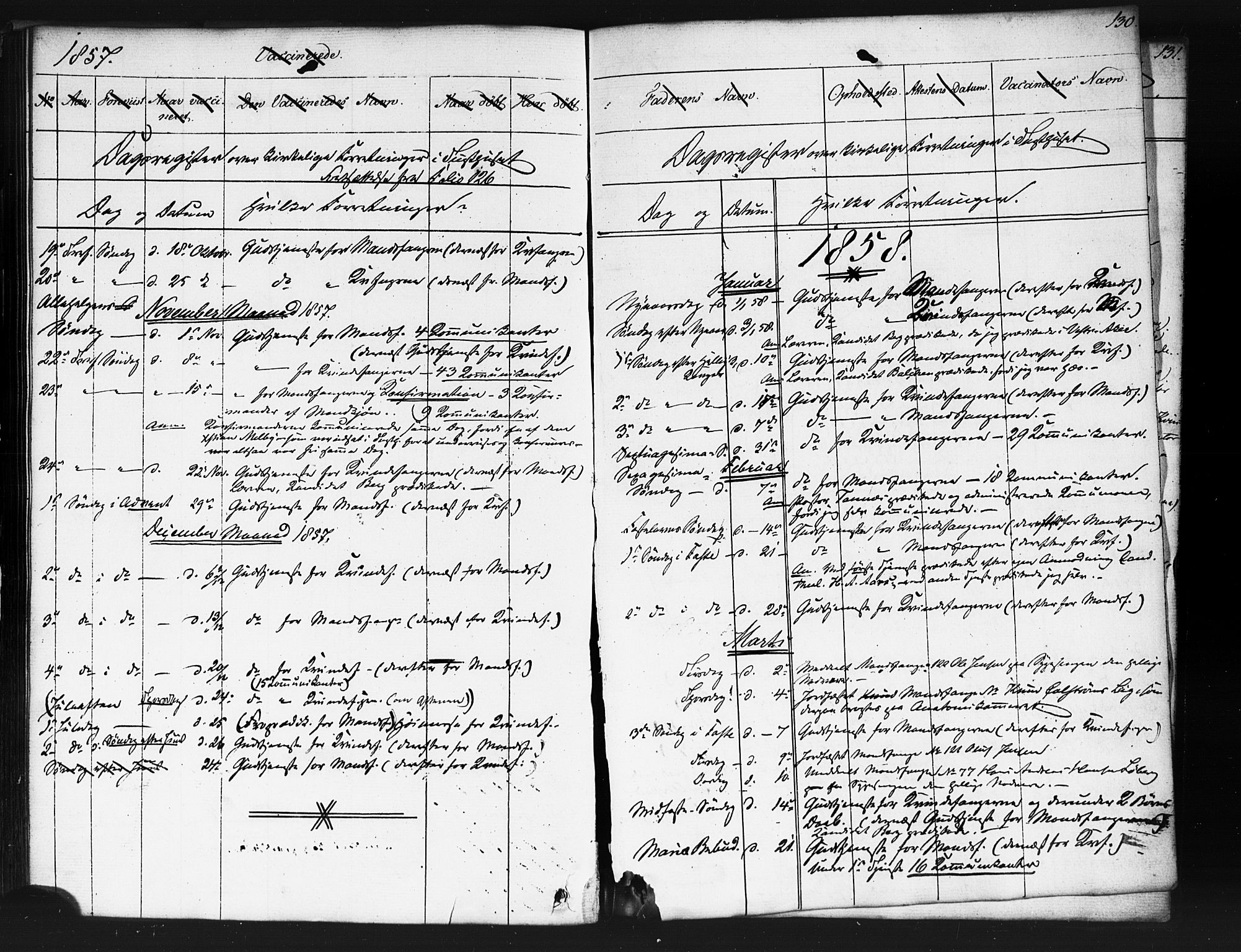 Kristiania tukthusprest Kirkebøker, AV/SAO-A-10881/F/Fa/L0003: Parish register (official) no. 3, 1831-1865, p. 130