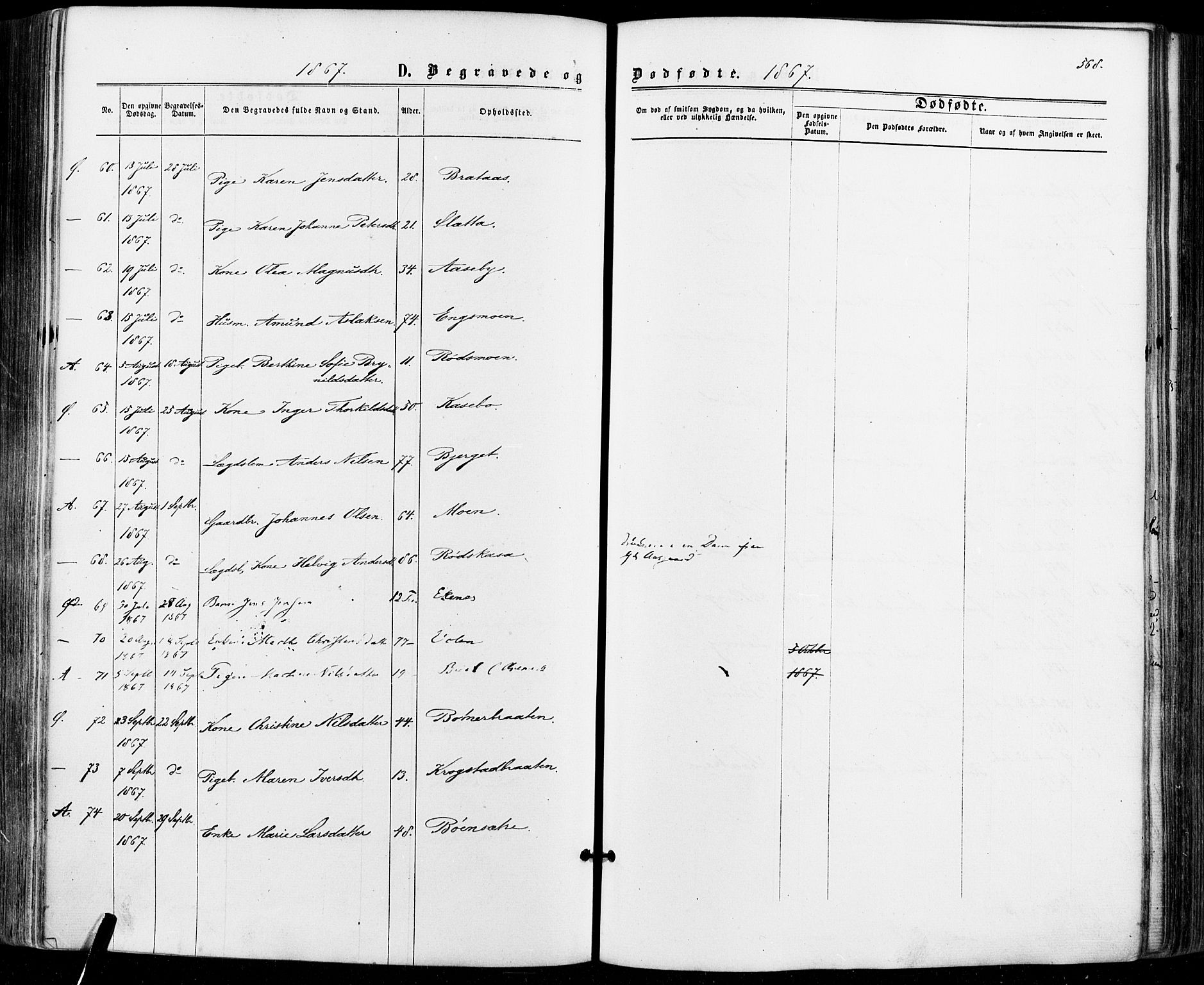 Aremark prestekontor Kirkebøker, SAO/A-10899/F/Fc/L0004: Parish register (official) no. III 4, 1866-1877, p. 567-568