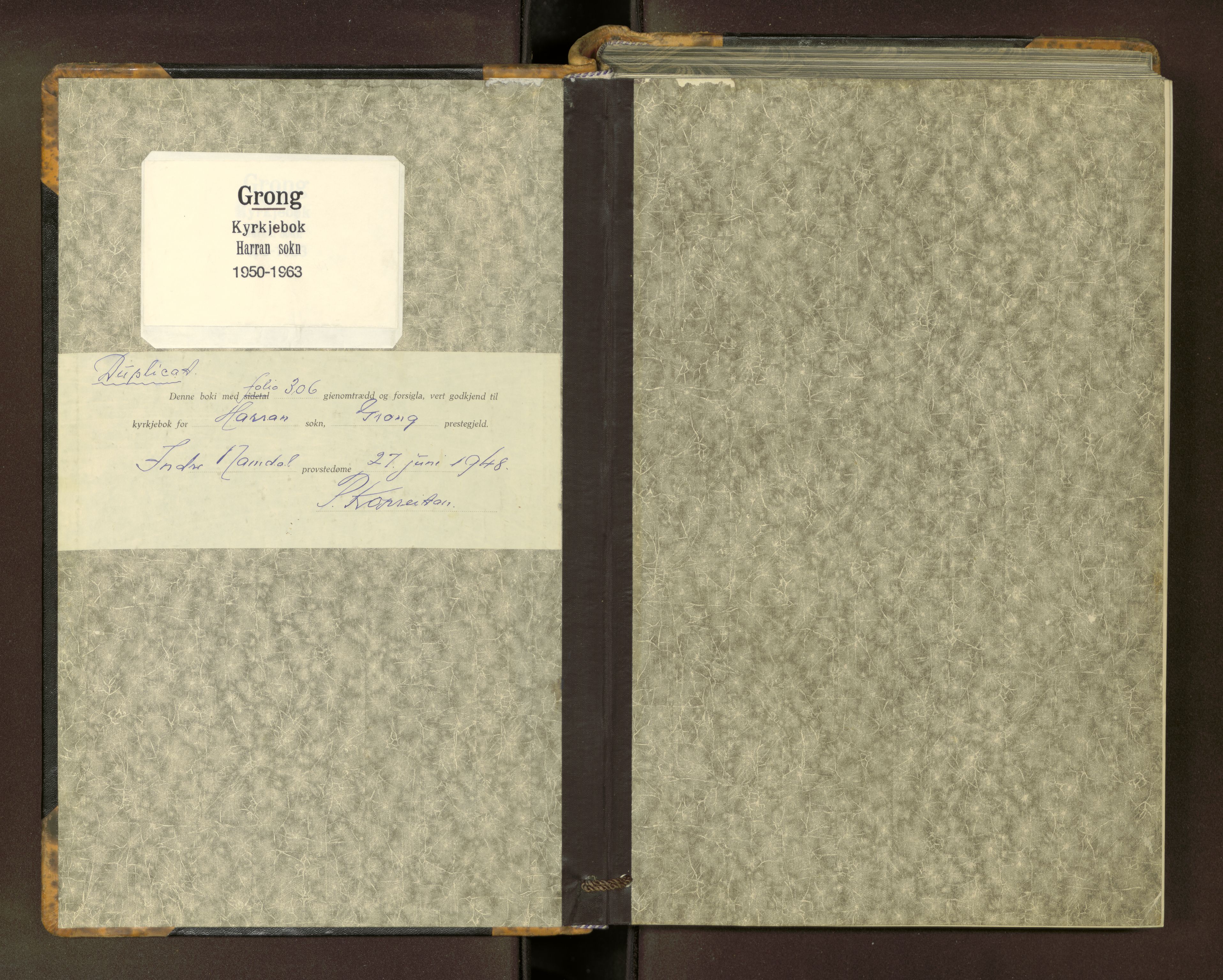 Ministerialprotokoller, klokkerbøker og fødselsregistre - Nord-Trøndelag, AV/SAT-A-1458/759/L0529: Parish register (copy) no. 759---, 1950-1963