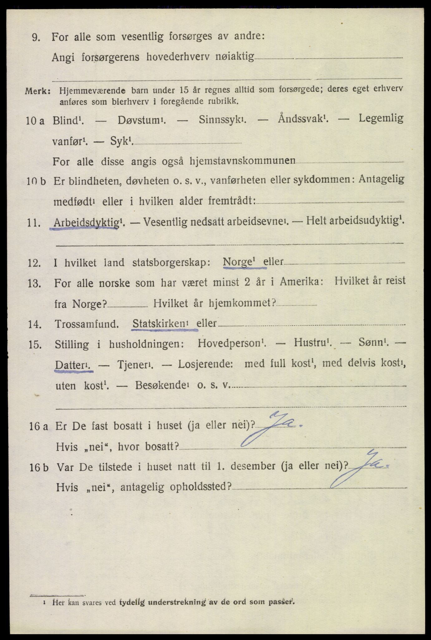 SAH, 1920 census for Åsnes, 1920, p. 11439