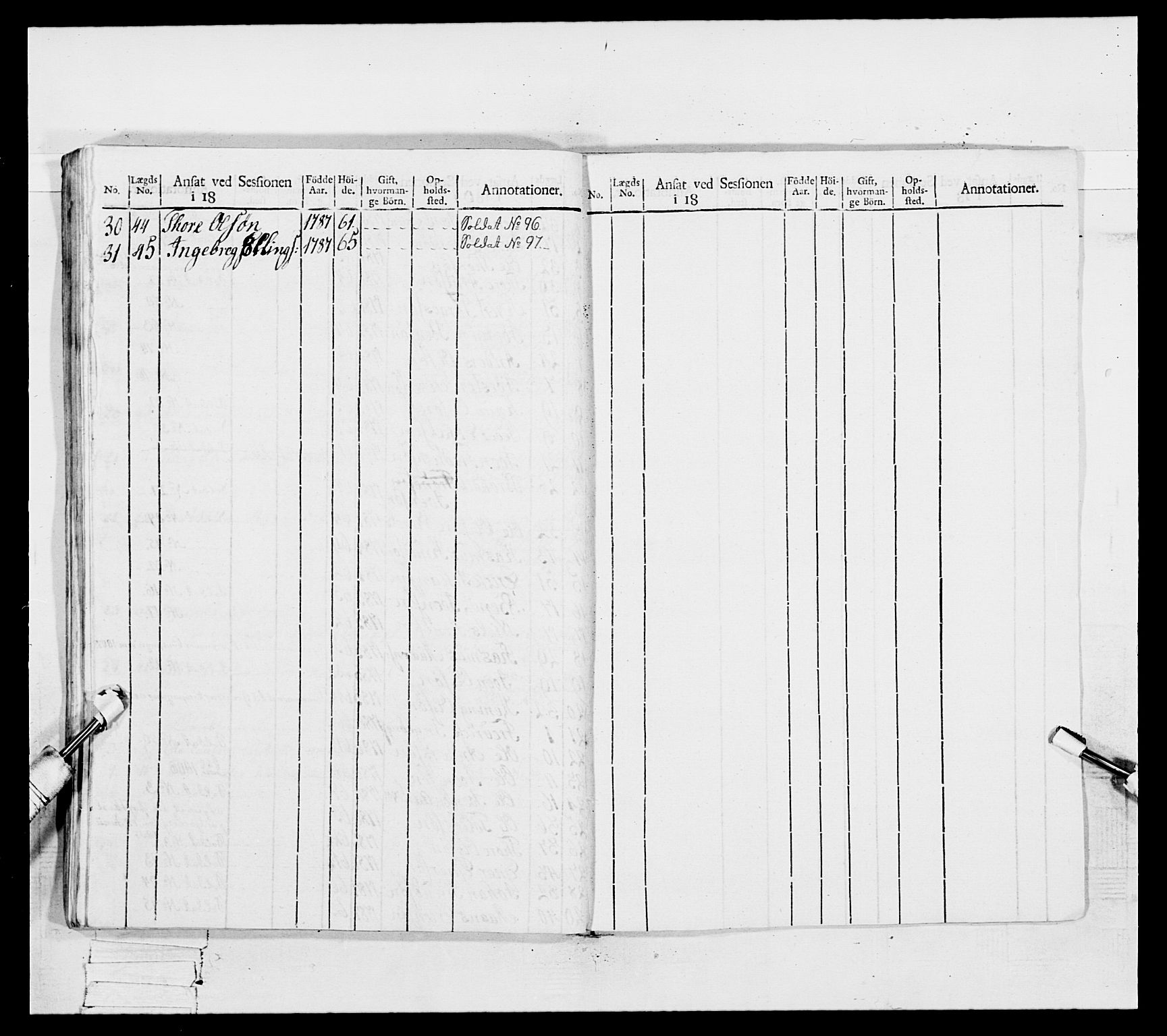 Generalitets- og kommissariatskollegiet, Det kongelige norske kommissariatskollegium, AV/RA-EA-5420/E/Eh/L0082: 2. Trondheimske nasjonale infanteriregiment, 1804, p. 46