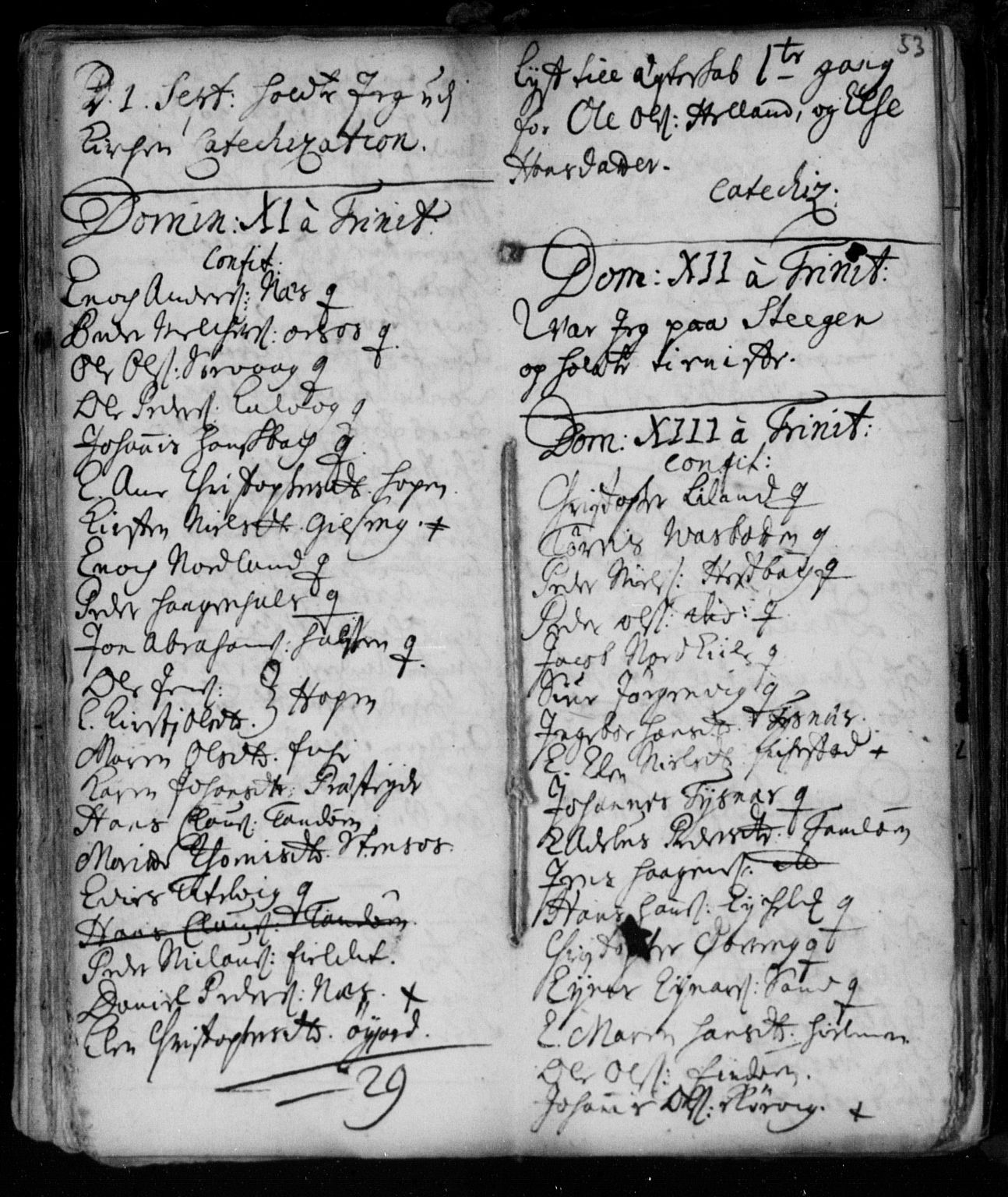 Ministerialprotokoller, klokkerbøker og fødselsregistre - Nordland, AV/SAT-A-1459/859/L0840: Parish register (official) no. 859A00, 1708-1738, p. 53