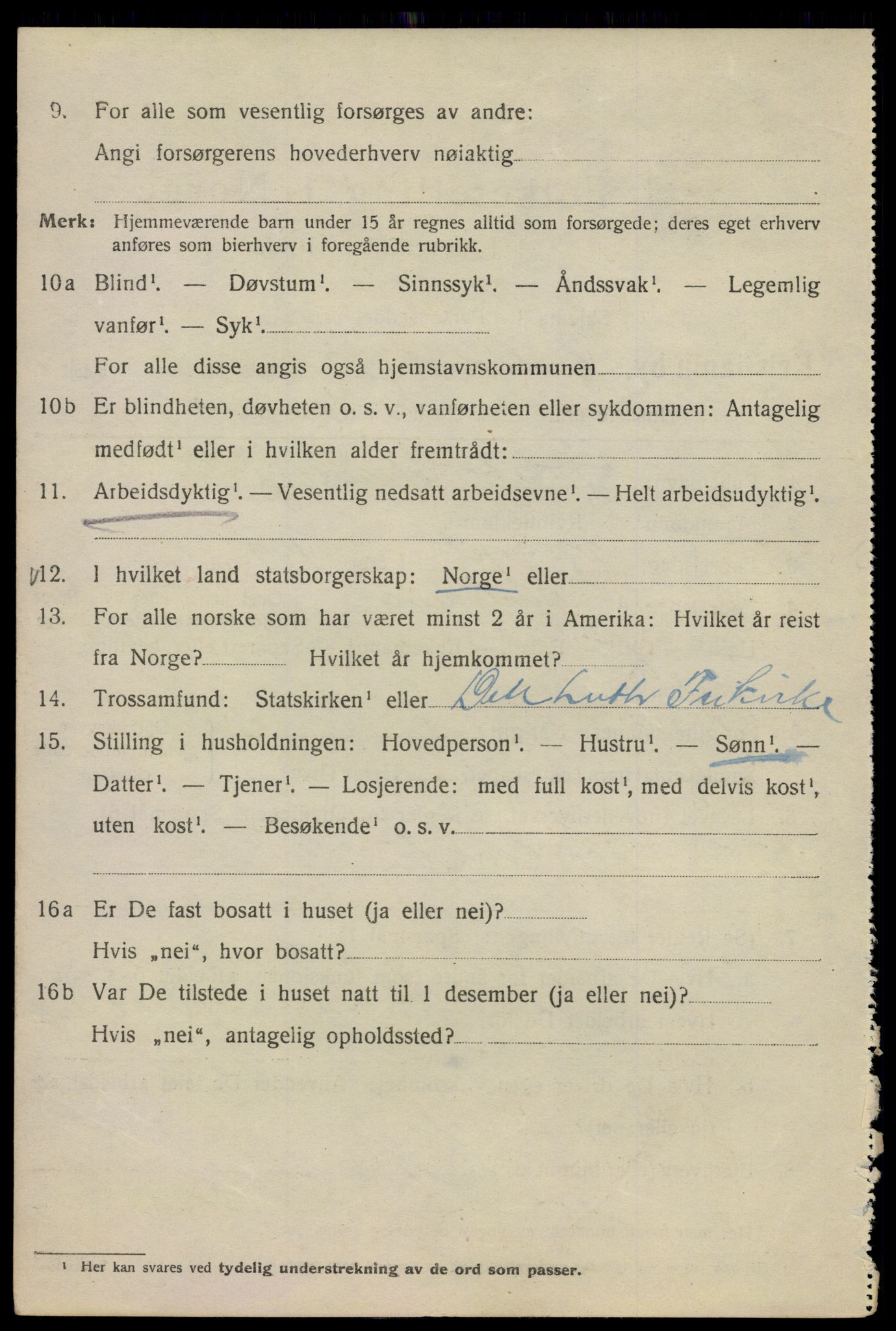 SAO, 1920 census for Kristiania, 1920, p. 296526