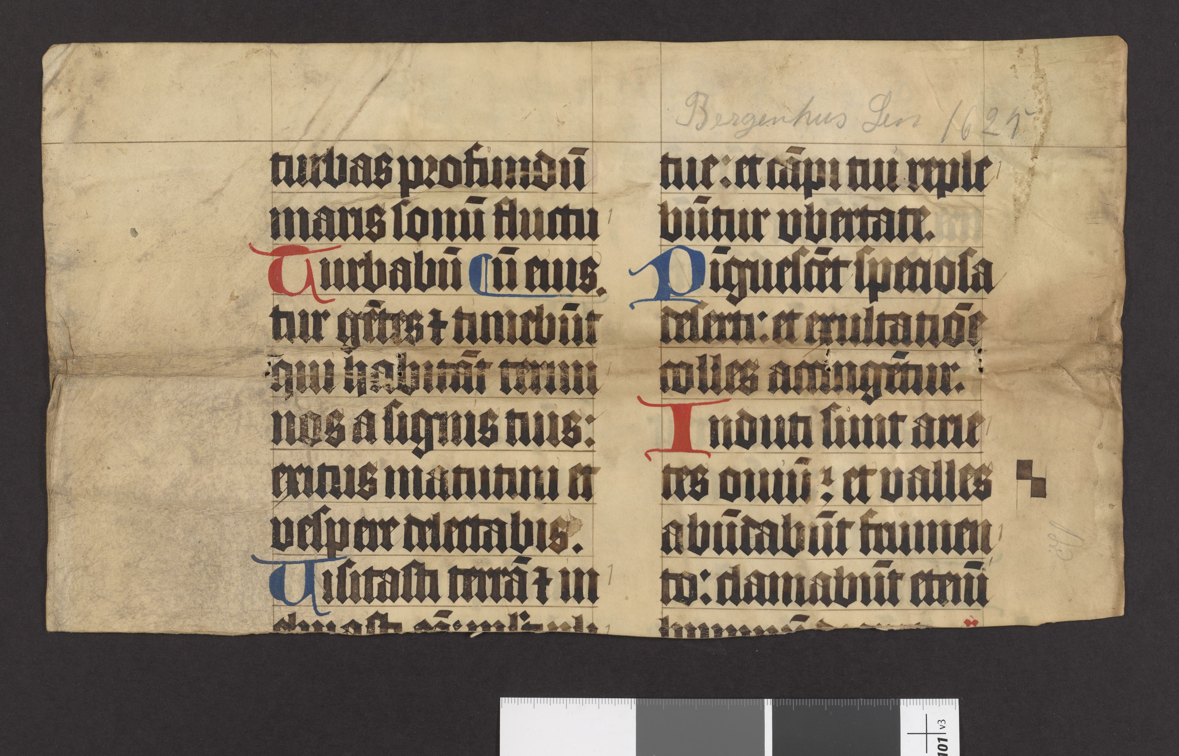 Riksarkivets diplomsamling, RA/EA-5965/F27/F27A/F27Ab/L0002: Latinske fragmenter stort format, 1100-1536, p. 72