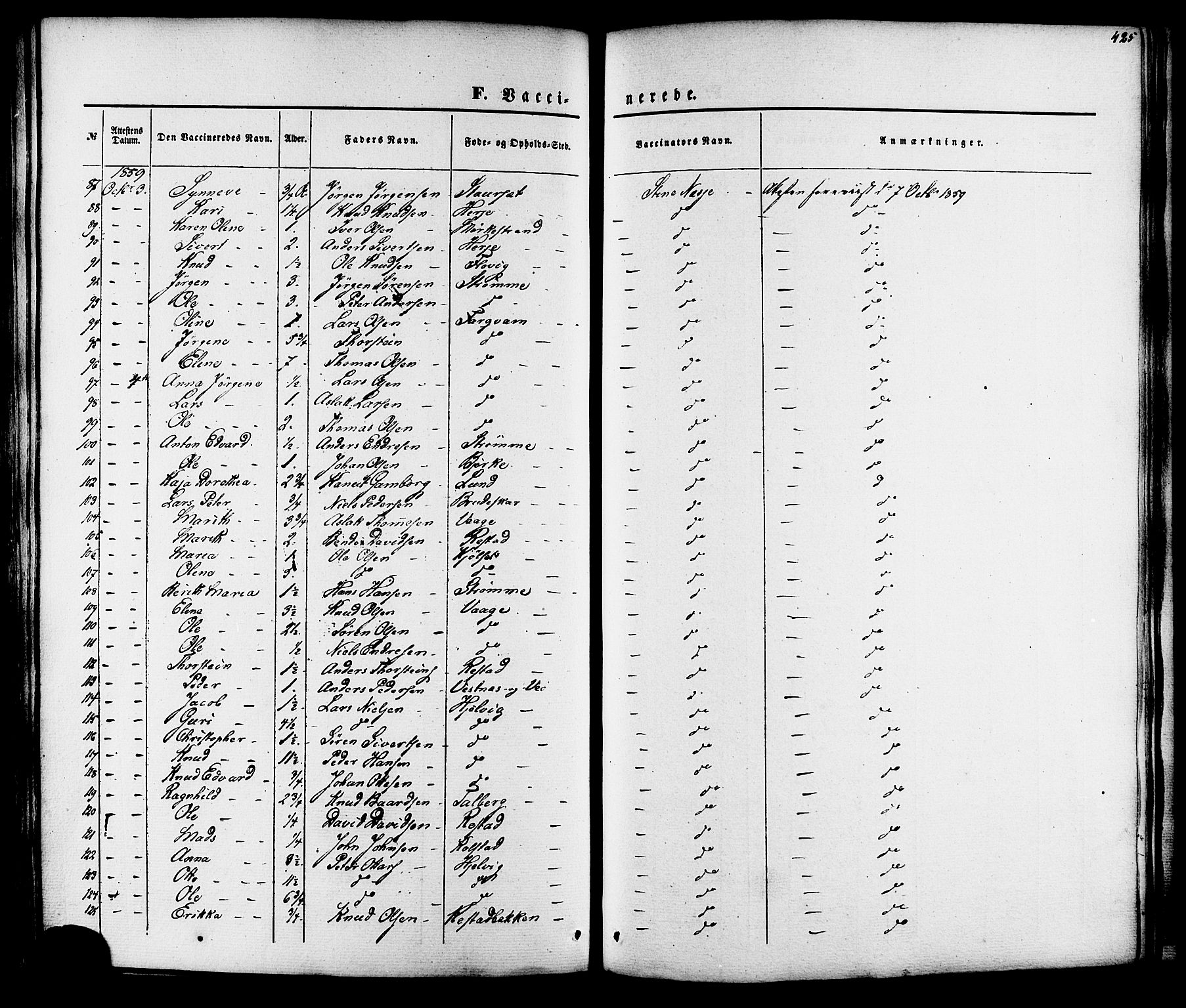 Ministerialprotokoller, klokkerbøker og fødselsregistre - Møre og Romsdal, AV/SAT-A-1454/547/L0603: Parish register (official) no. 547A05, 1846-1877, p. 425