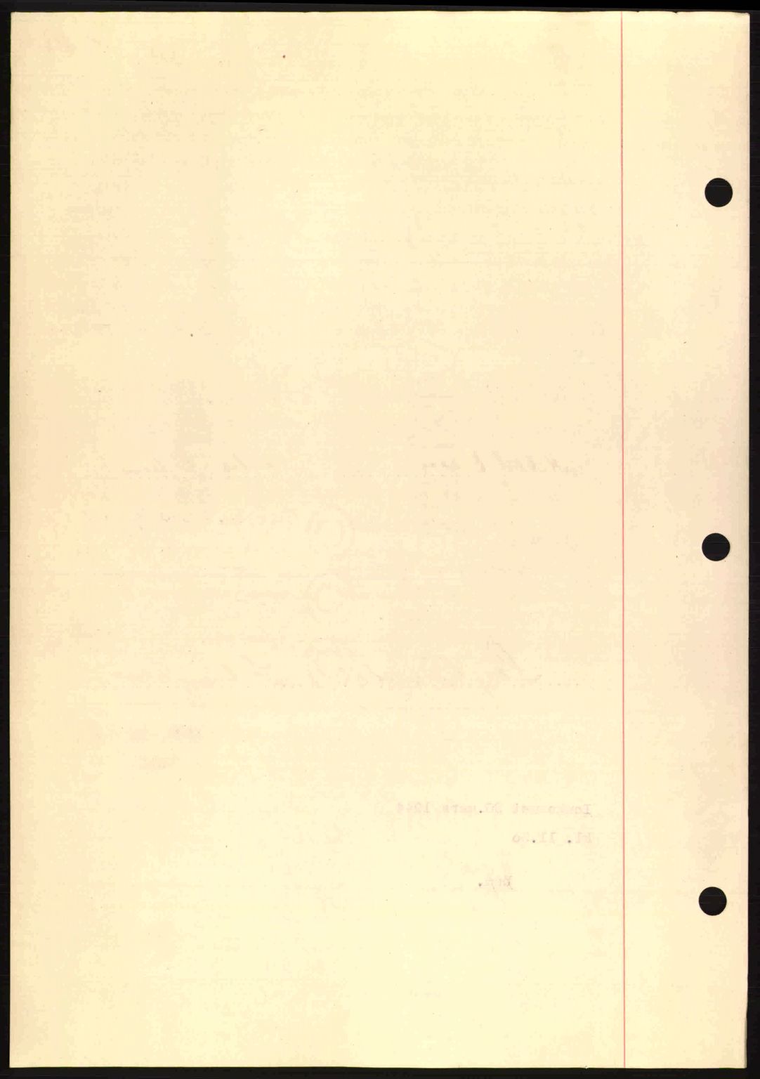 Kristiansund byfogd, SAT/A-4587/A/27: Mortgage book no. 37-38, 1943-1945, Diary no: : 279/1944