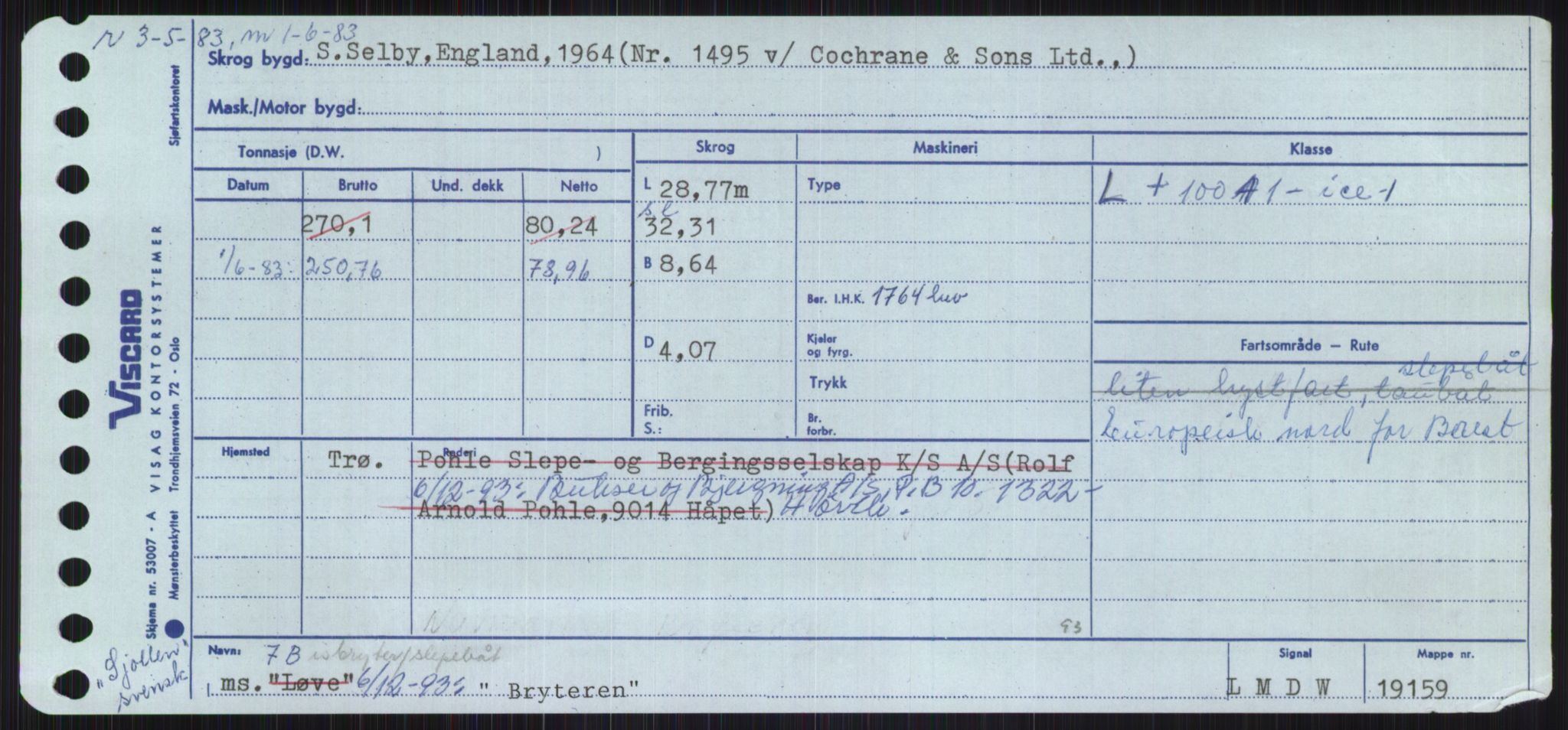 Sjøfartsdirektoratet med forløpere, Skipsmålingen, AV/RA-S-1627/H/Ha/L0001/0002: Fartøy, A-Eig / Fartøy Bjør-Eig, p. 355