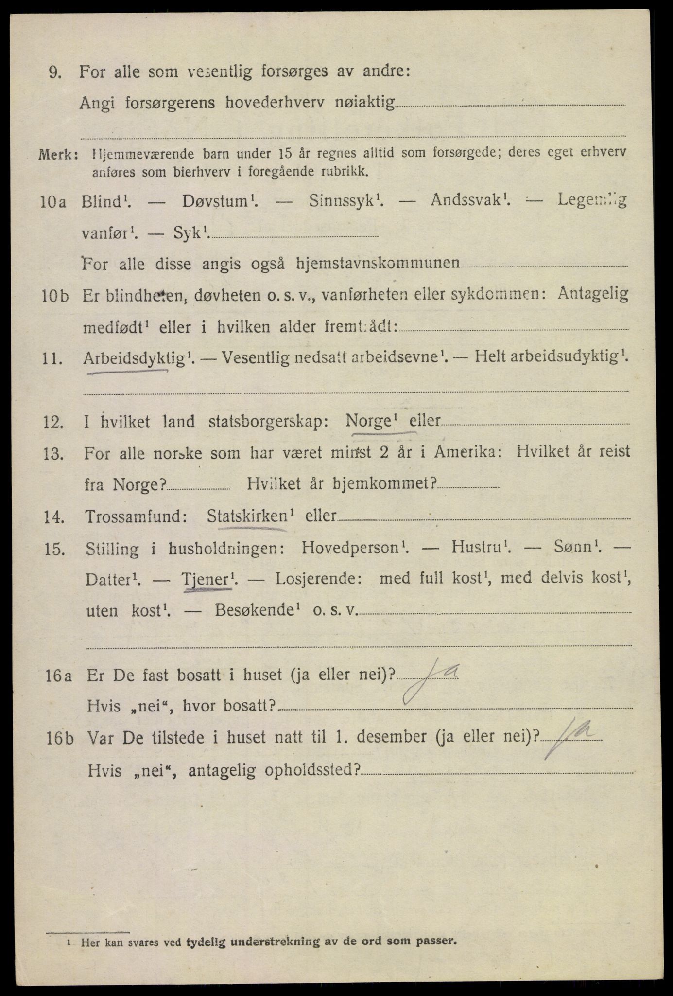 SAKO, 1920 census for Sem, 1920, p. 10324
