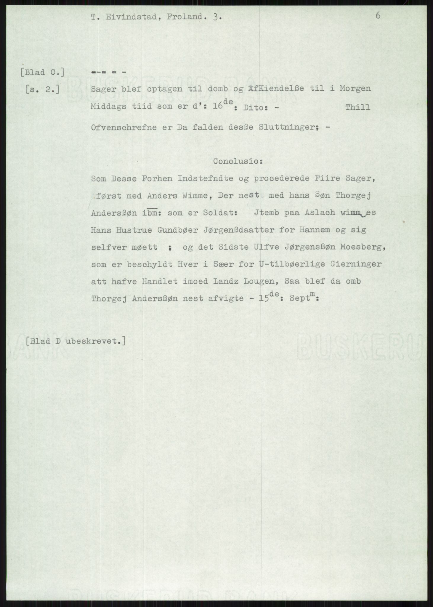 Samlinger til kildeutgivelse, Diplomavskriftsamlingen, AV/RA-EA-4053/H/Ha, p. 1806