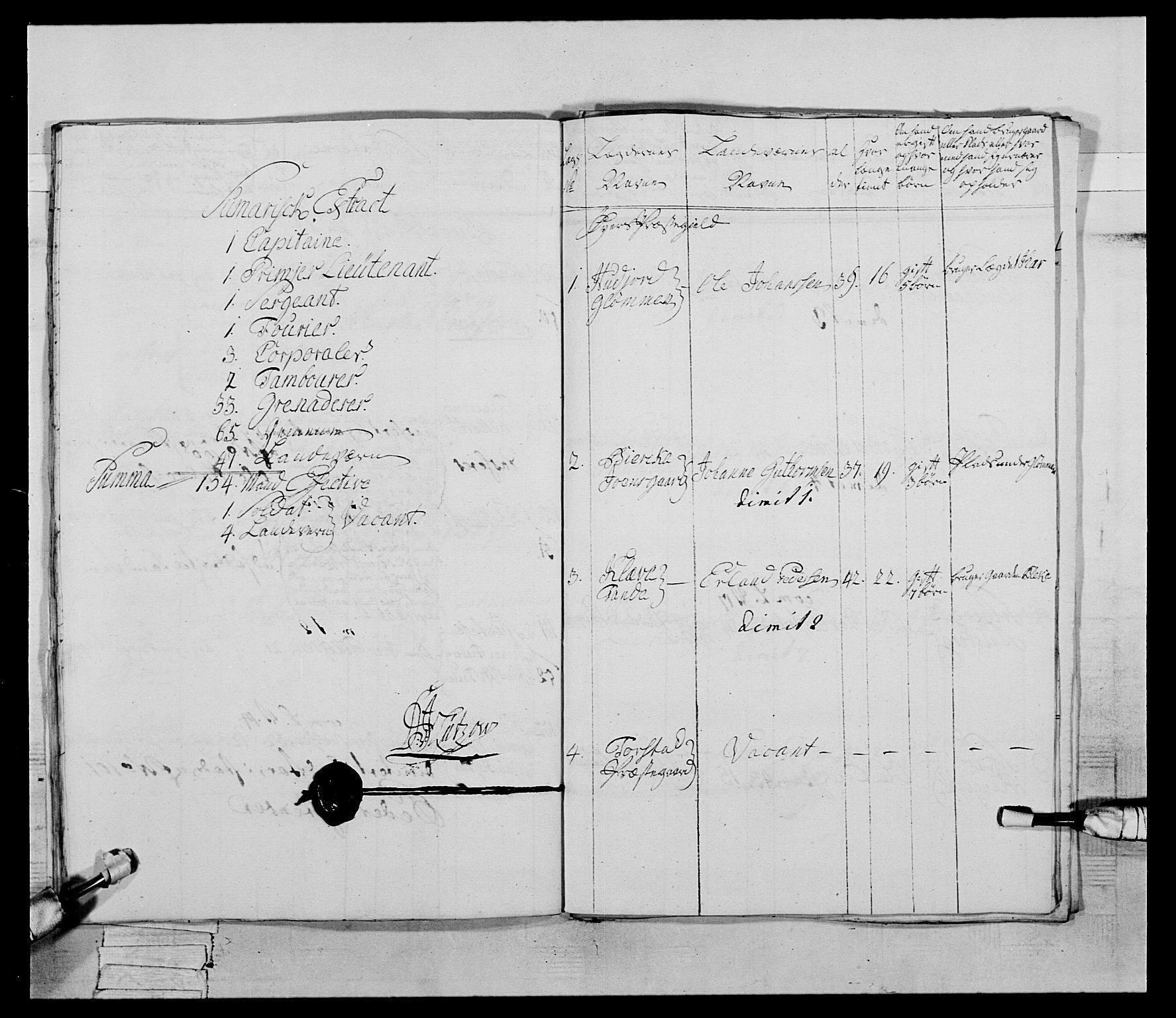 Generalitets- og kommissariatskollegiet, Det kongelige norske kommissariatskollegium, AV/RA-EA-5420/E/Eh/L0058: 1. Opplandske nasjonale infanteriregiment, 1772-1774, p. 315