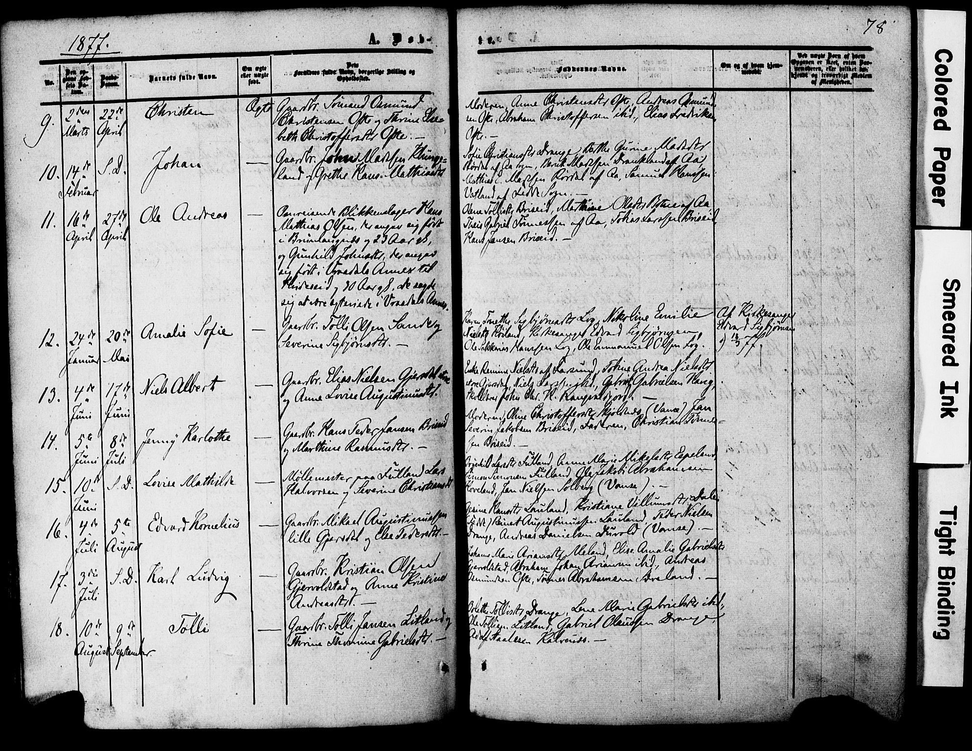 Herad sokneprestkontor, AV/SAK-1111-0018/F/Fa/Faa/L0005: Parish register (official) no. A 5, 1853-1886, p. 78