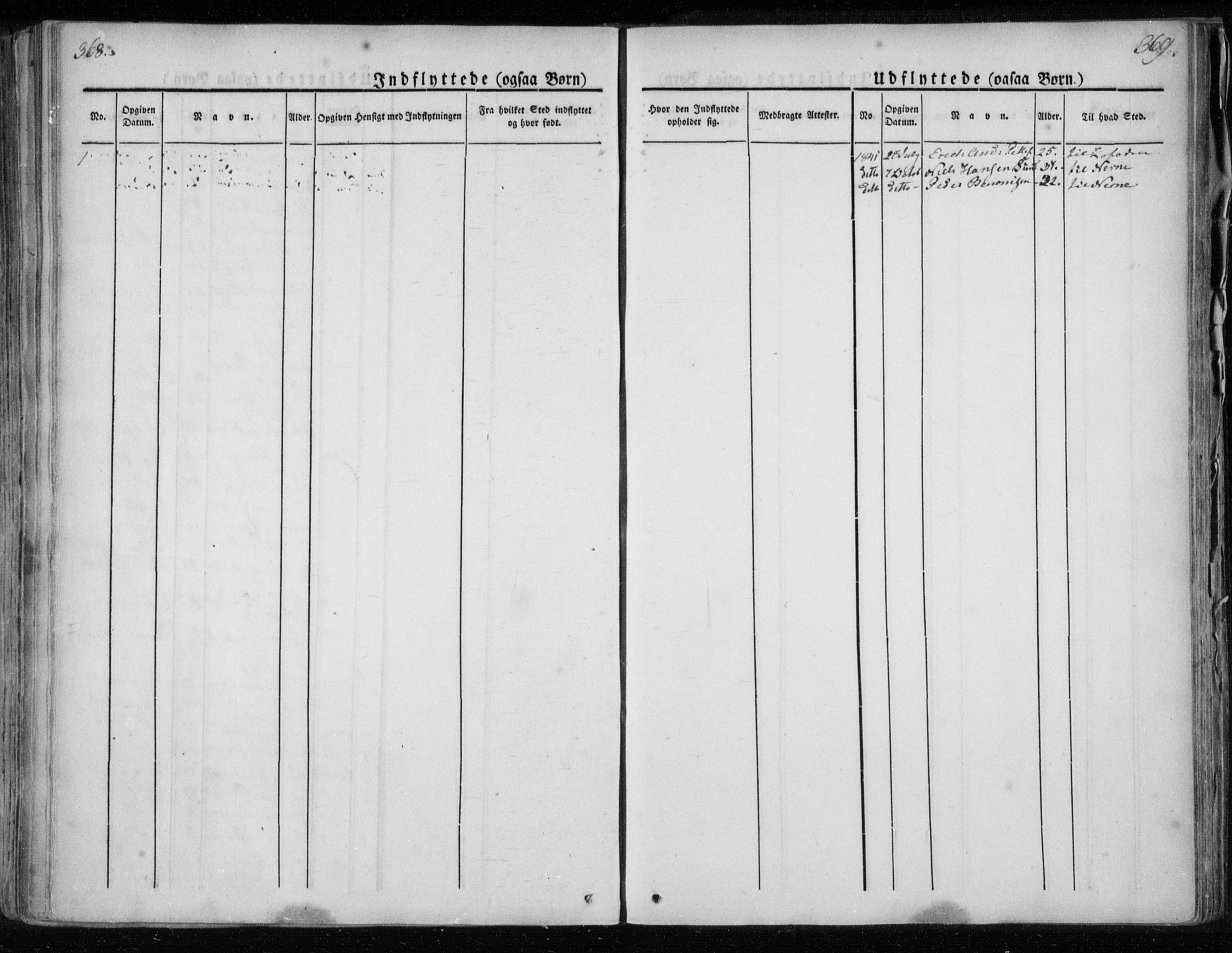 Ministerialprotokoller, klokkerbøker og fødselsregistre - Nordland, AV/SAT-A-1459/825/L0354: Parish register (official) no. 825A08, 1826-1841, p. 368-369