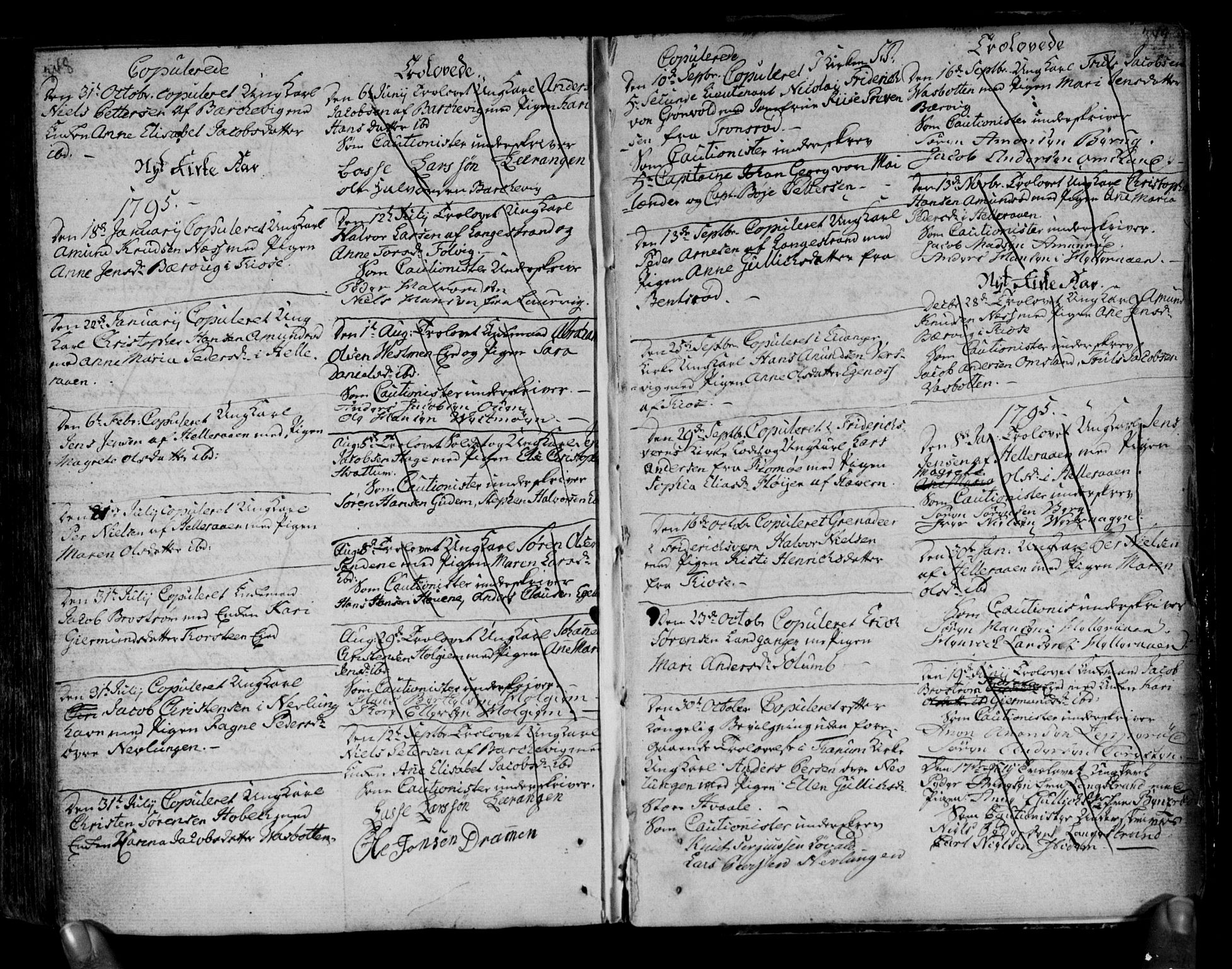 Brunlanes kirkebøker, AV/SAKO-A-342/F/Fa/L0001: Parish register (official) no. I 1, 1766-1801, p. 348-349