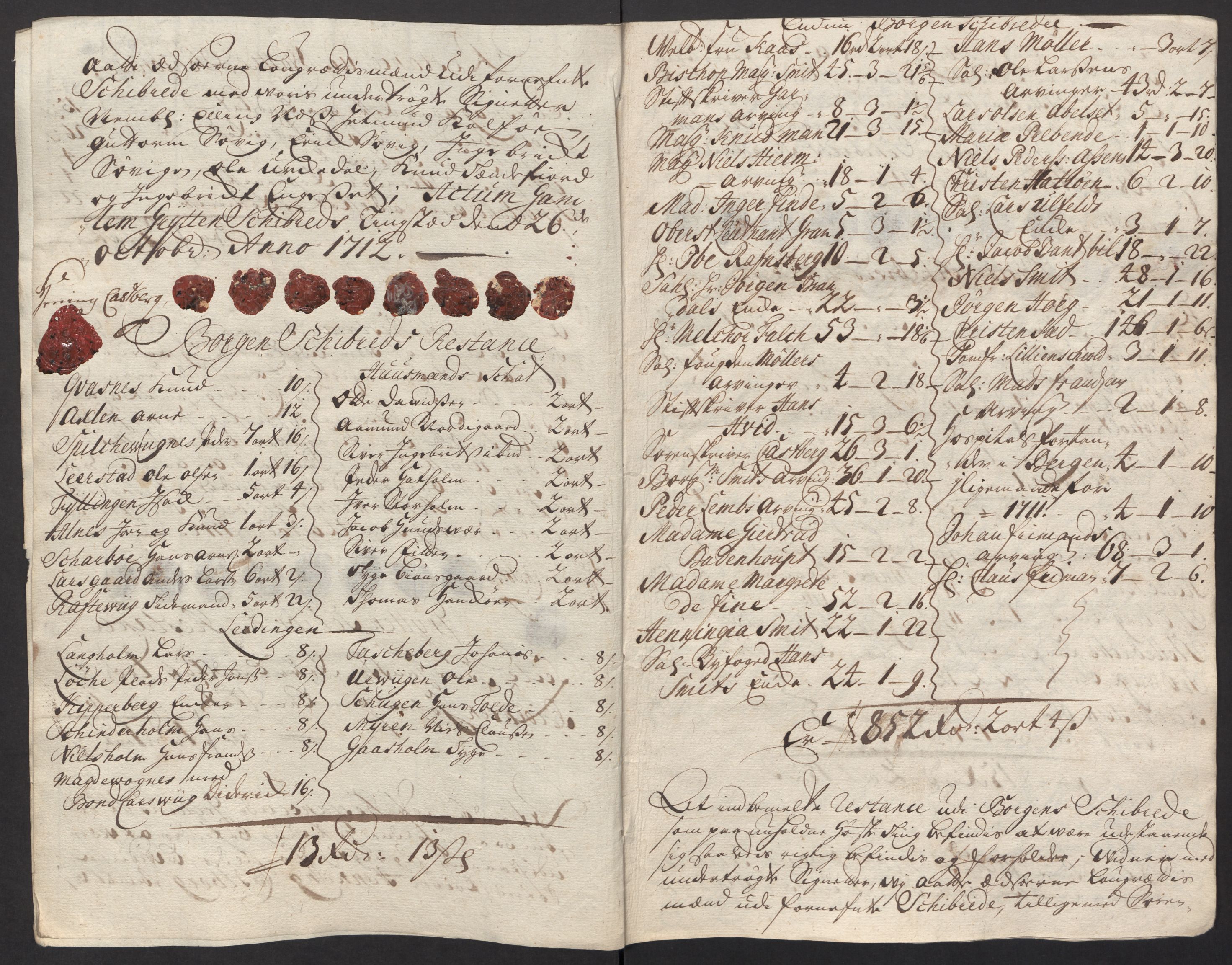Rentekammeret inntil 1814, Reviderte regnskaper, Fogderegnskap, RA/EA-4092/R54/L3565: Fogderegnskap Sunnmøre, 1712-1713, p. 220