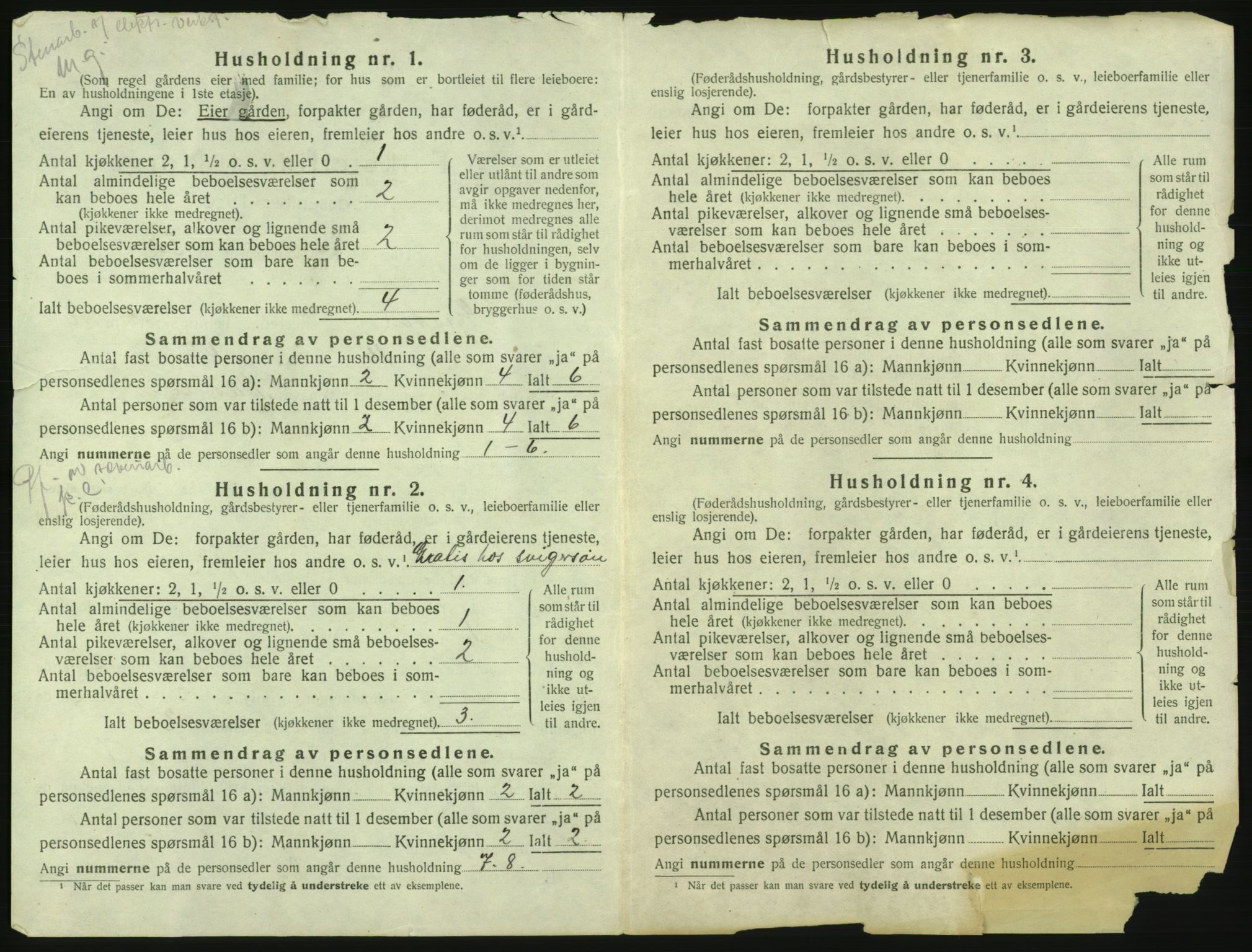 SAST, 1920 census for Gjesdal, 1920, p. 687