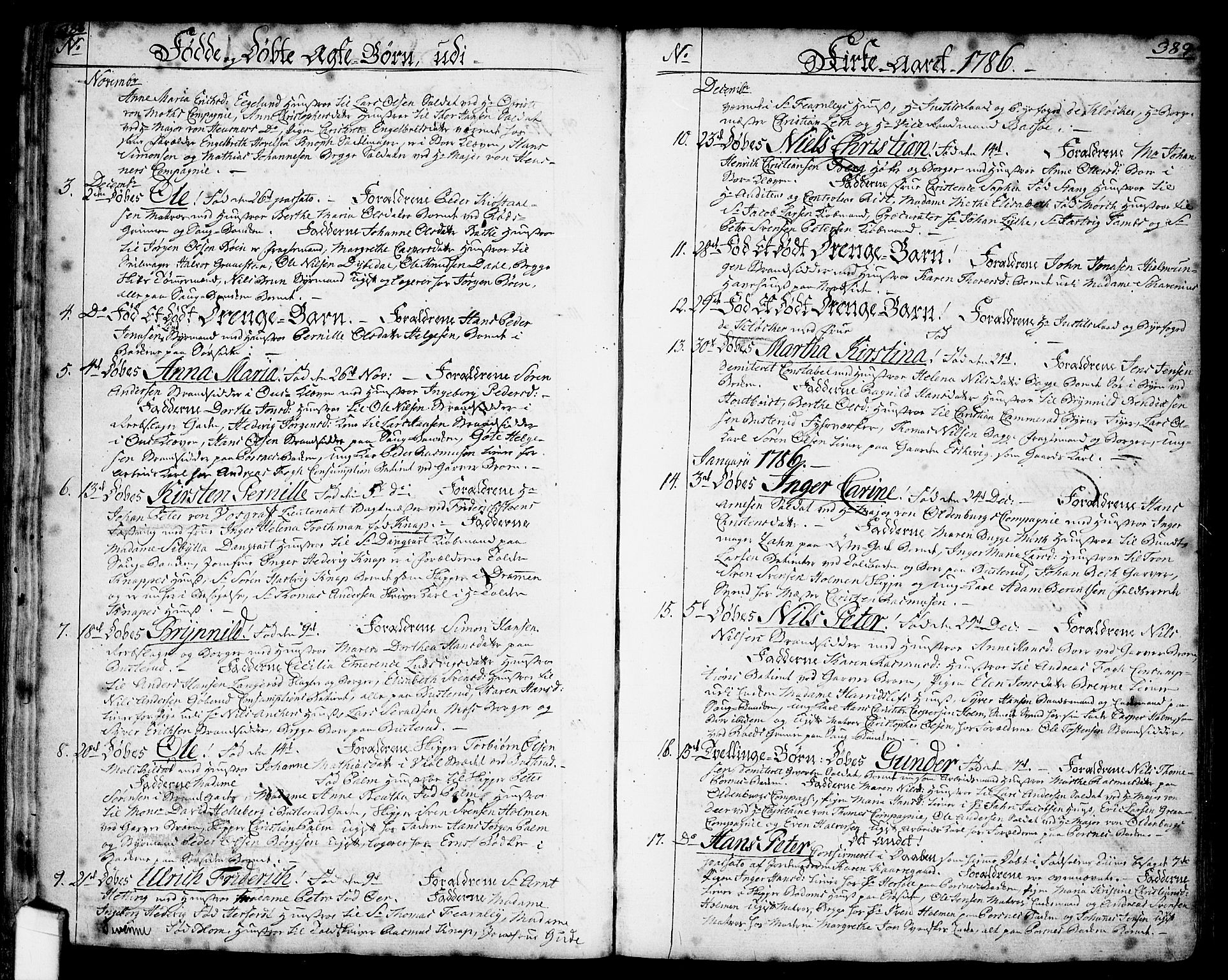Halden prestekontor Kirkebøker, SAO/A-10909/F/Fa/L0001: Parish register (official) no. I 1, 1758-1791, p. 388-389