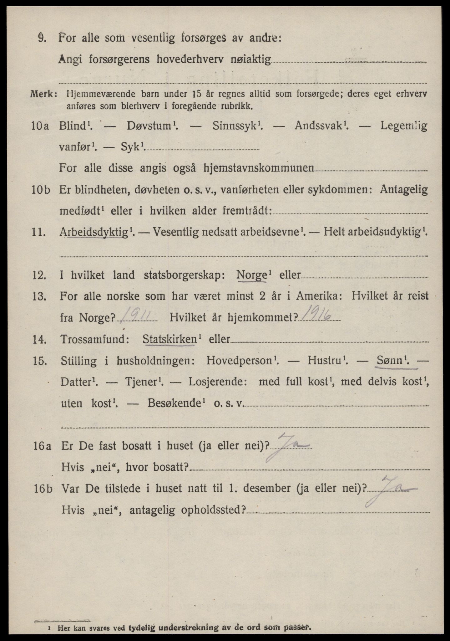 SAT, 1920 census for Øre, 1920, p. 3041