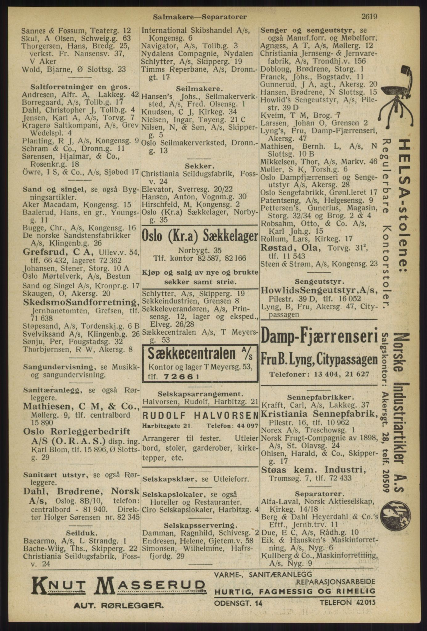 Kristiania/Oslo adressebok, PUBL/-, 1936, p. 2619