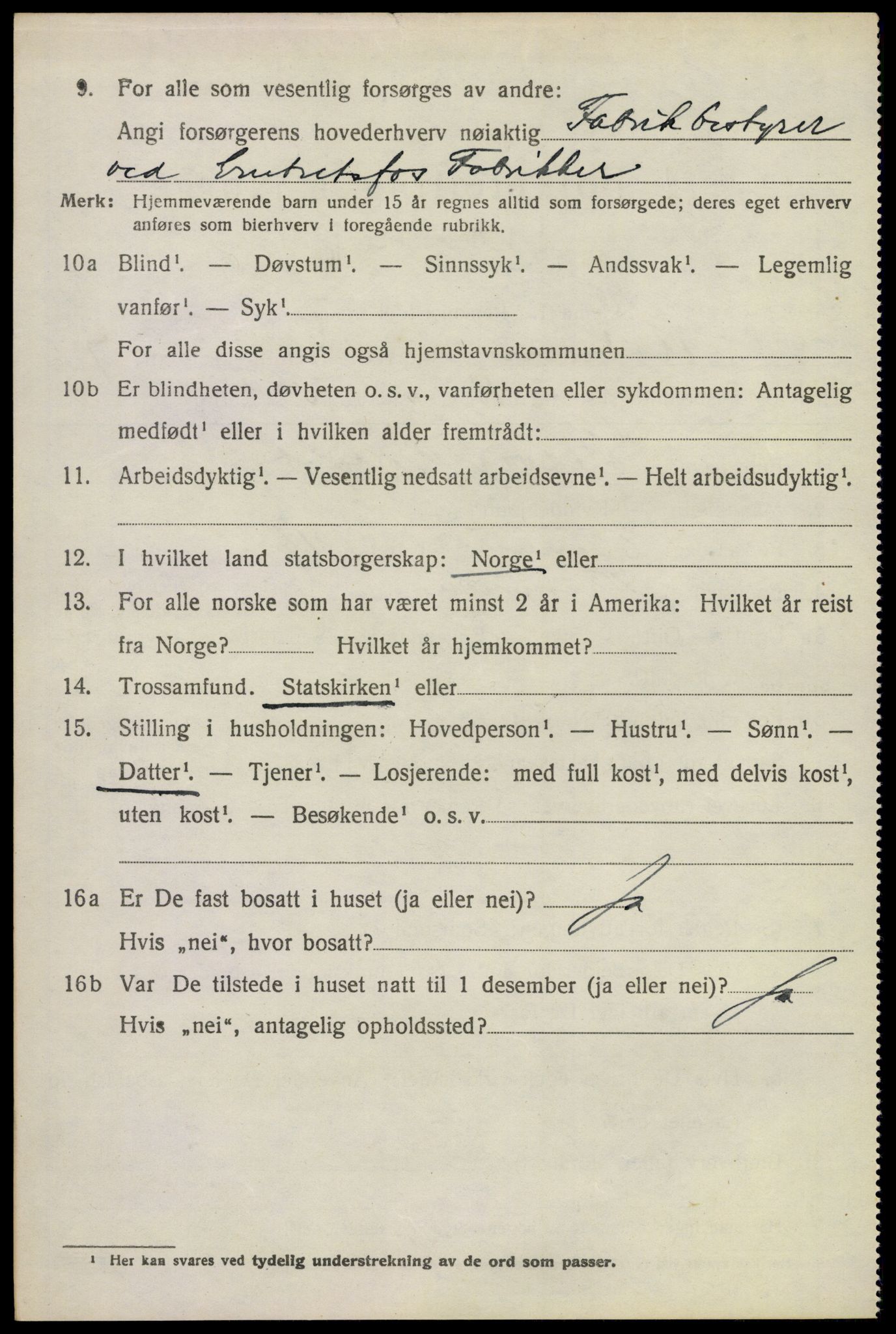 SAKO, 1920 census for Modum, 1920, p. 10358