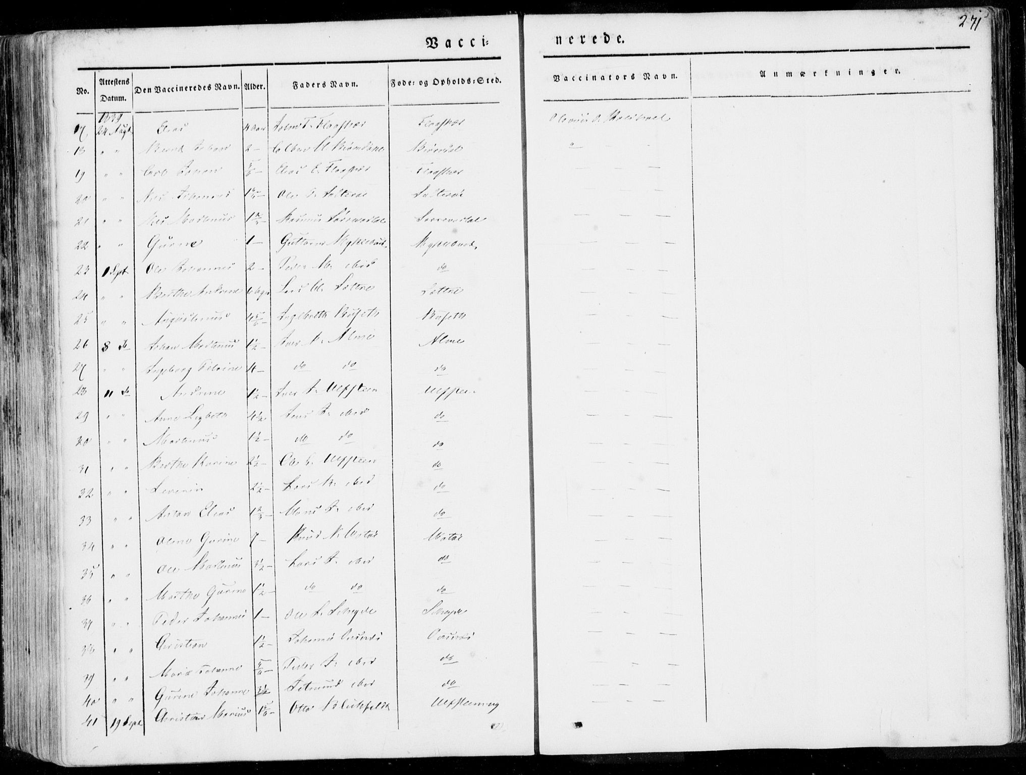 Ministerialprotokoller, klokkerbøker og fødselsregistre - Møre og Romsdal, AV/SAT-A-1454/509/L0104: Parish register (official) no. 509A02, 1833-1847, p. 271