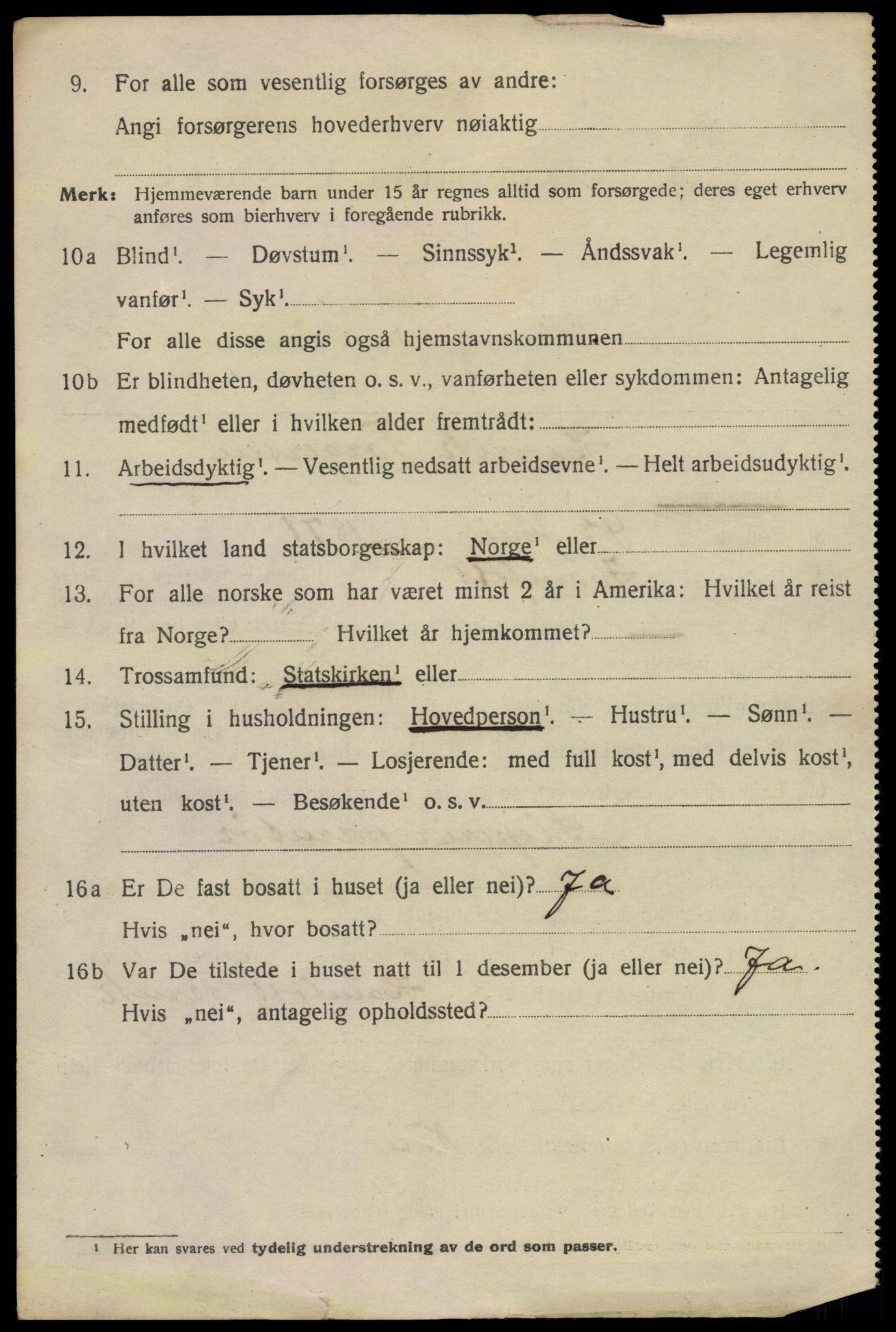 SAKO, 1920 census for Hønefoss, 1920, p. 3843