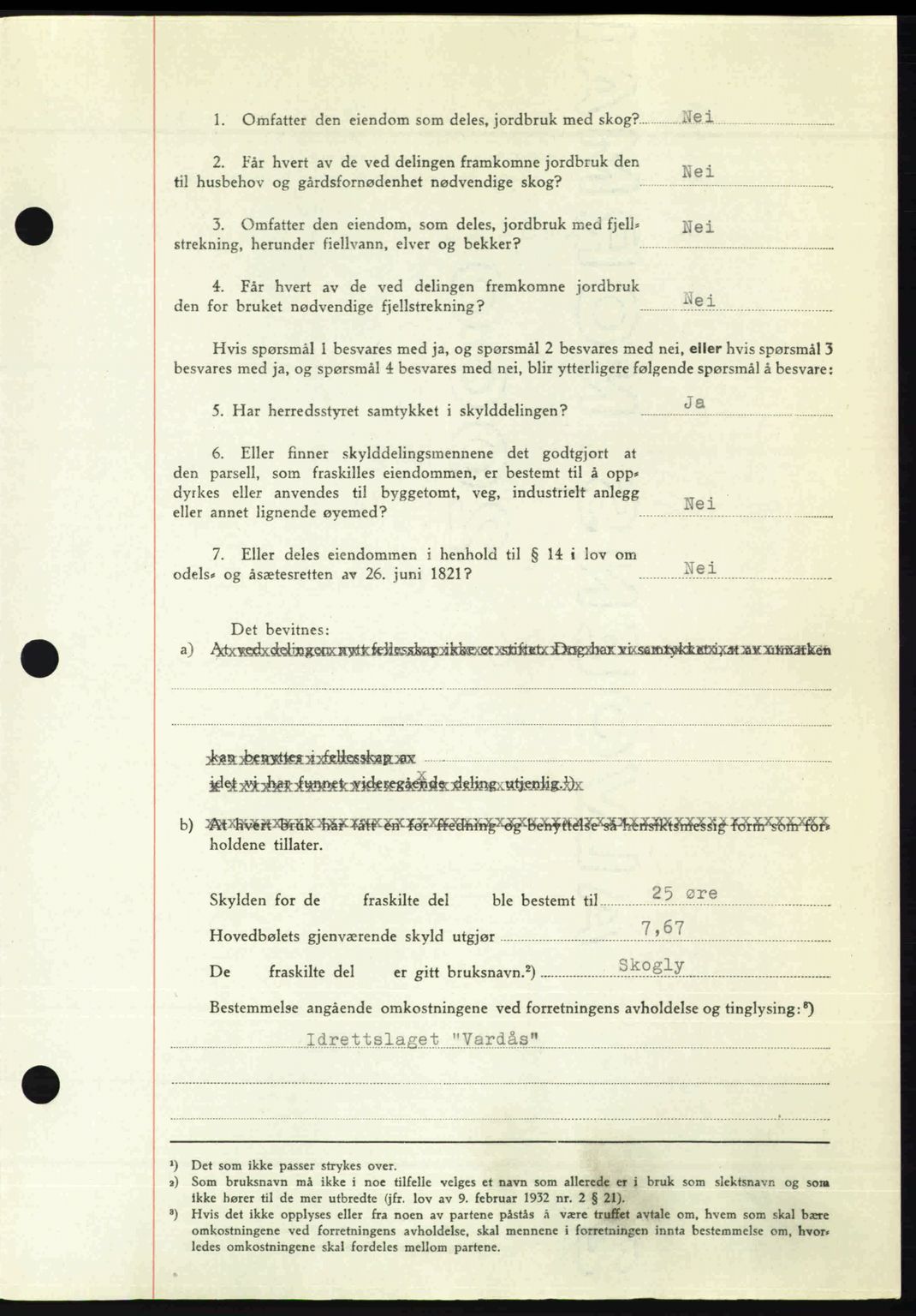 Nedenes sorenskriveri, AV/SAK-1221-0006/G/Gb/Gba/L0056: Mortgage book no. A8, 1946-1947, Diary no: : 1640/1946