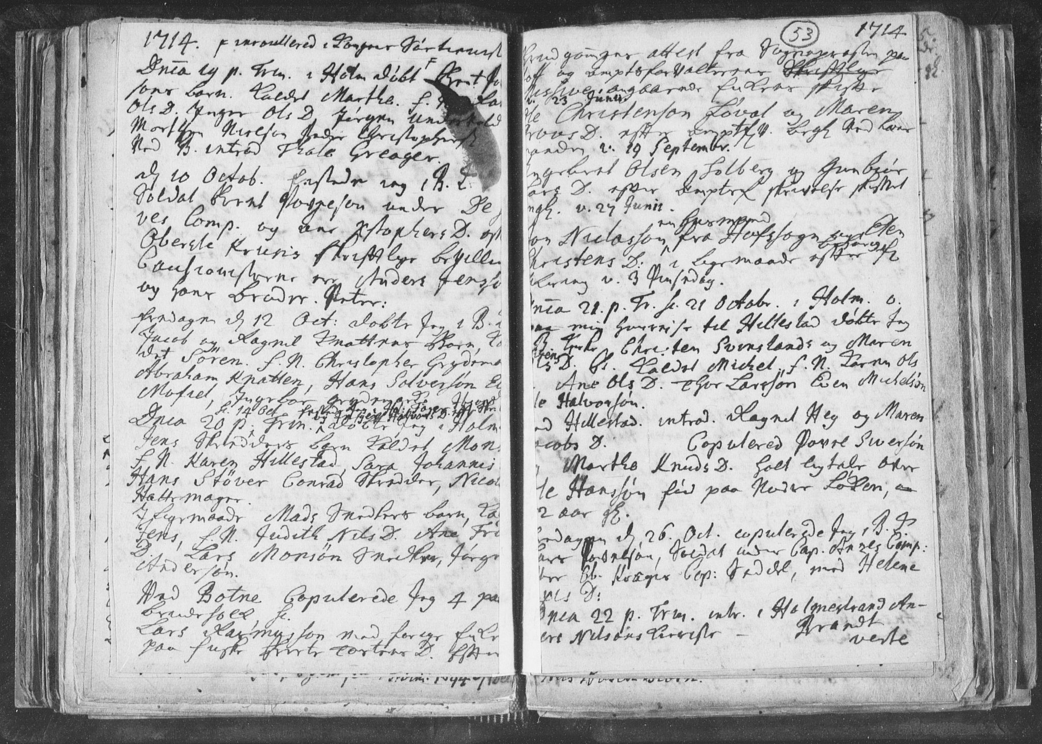 Botne kirkebøker, AV/SAKO-A-340/F/Fa/L0001b: Parish register (official) no. I 1B, 1707-1722, p. 53