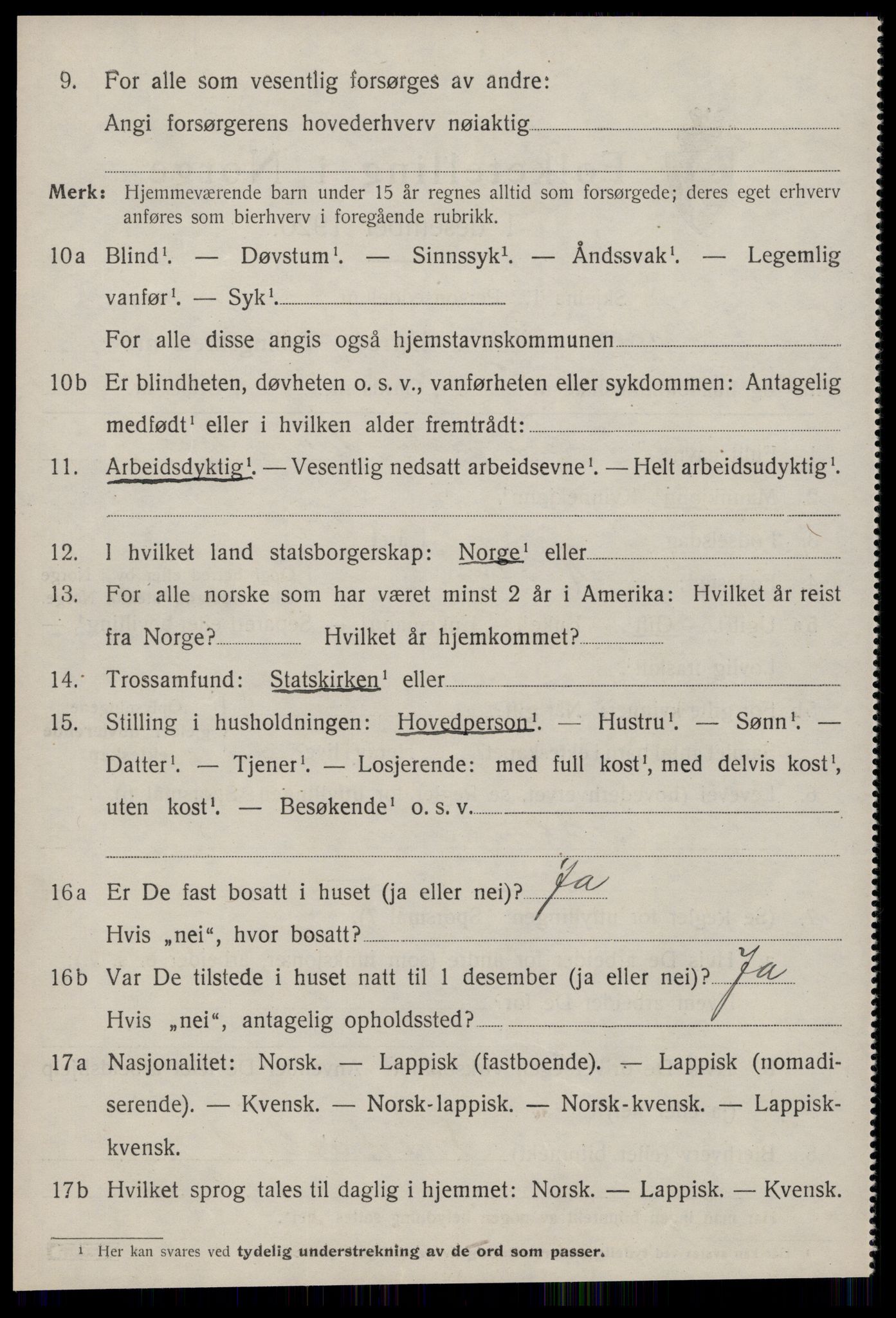 SAT, 1920 census for Rissa, 1920, p. 6662