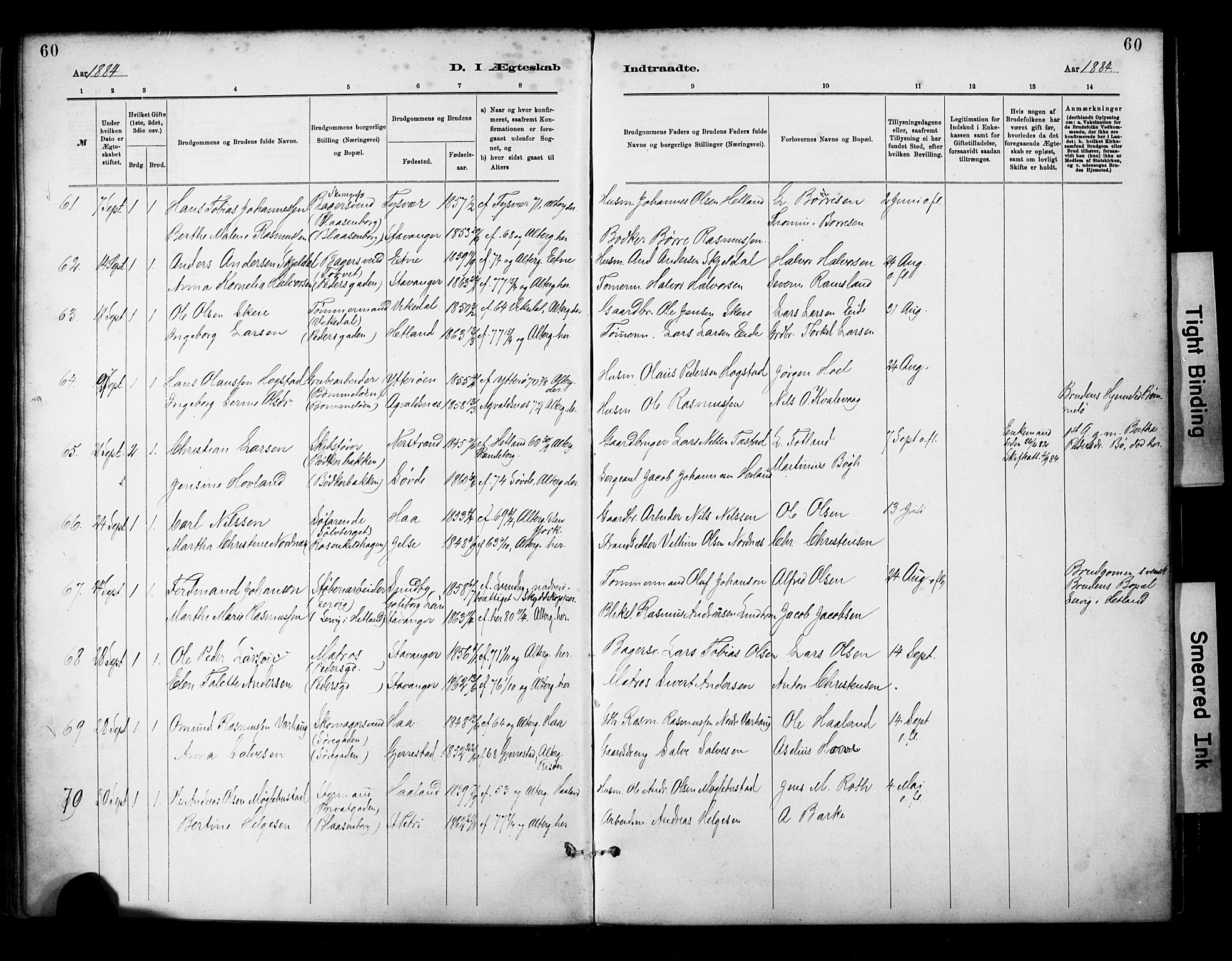 St. Petri sokneprestkontor, SAST/A-101813/001/30/30BA/L0018: Parish register (official) no. A 19, 1879-1900, p. 60