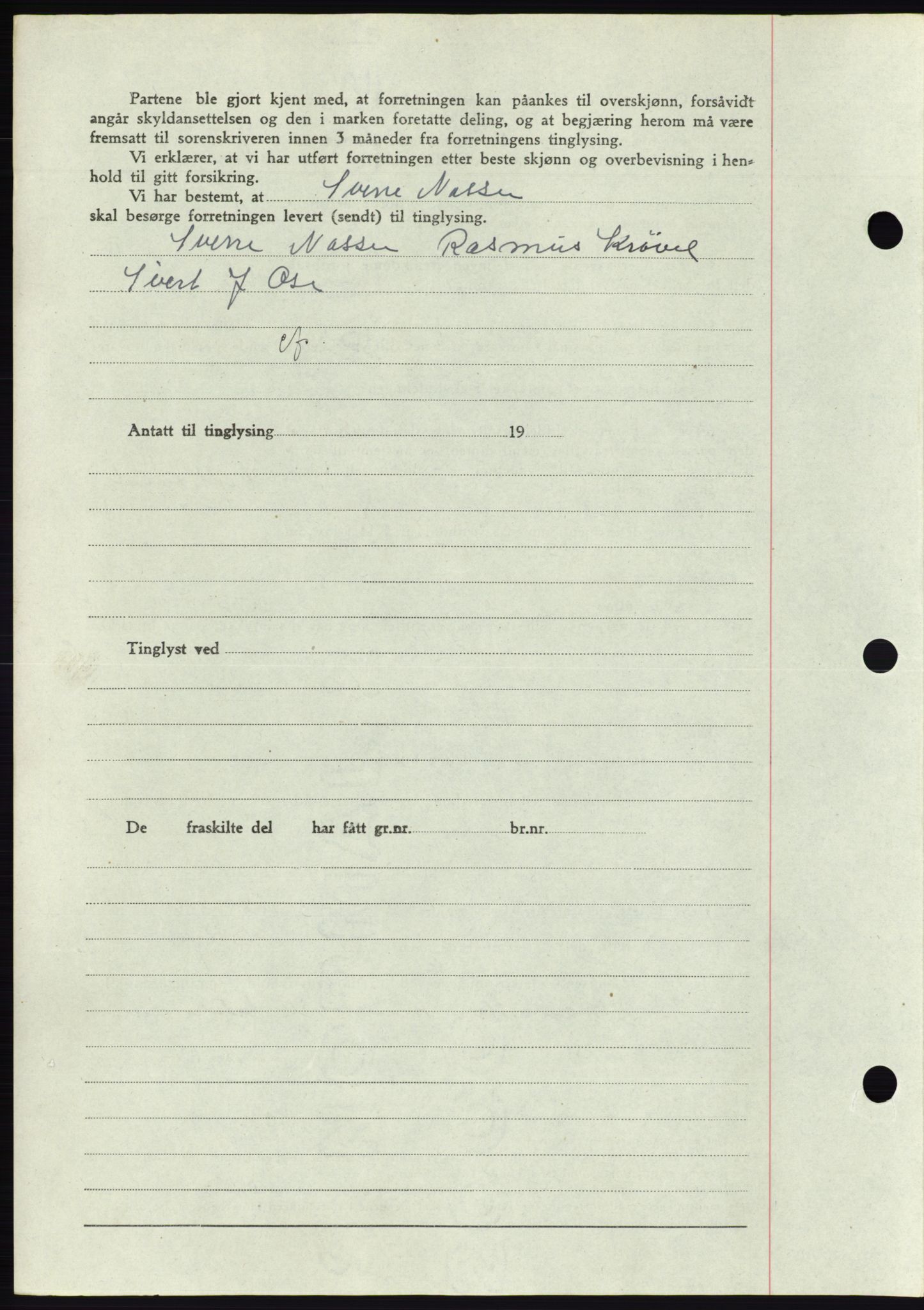 Søre Sunnmøre sorenskriveri, SAT/A-4122/1/2/2C/L0076: Mortgage book no. 2A, 1943-1944, Diary no: : 540/1944