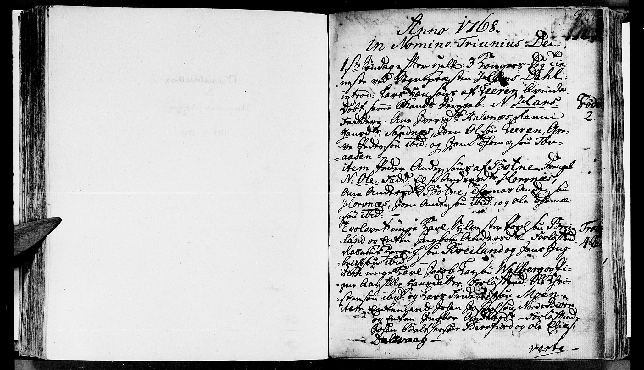 Ministerialprotokoller, klokkerbøker og fødselsregistre - Nordland, SAT/A-1459/830/L0437: Parish register (official) no. 830A05 /2, 1768-1776, p. 401