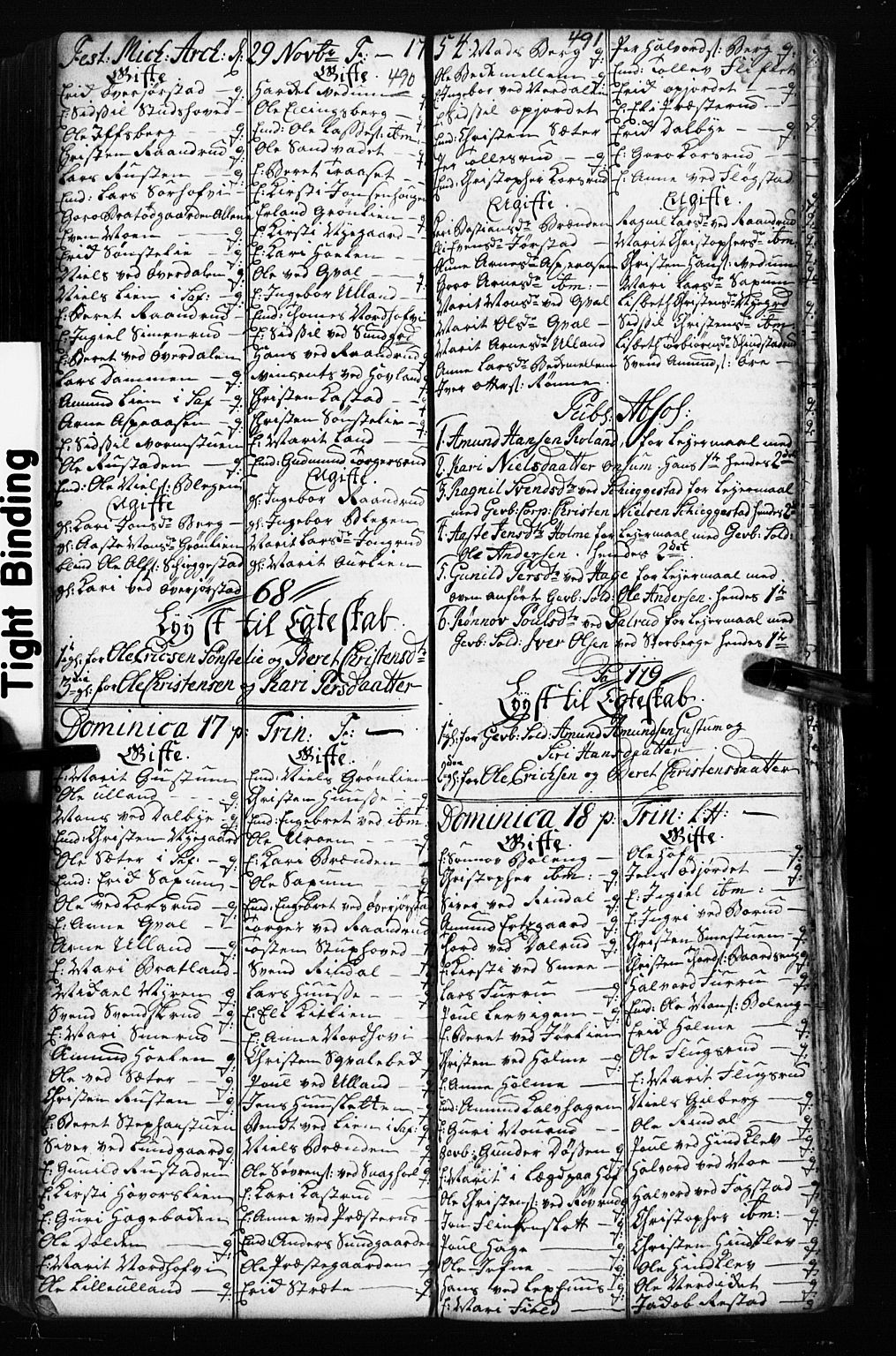 Fåberg prestekontor, SAH/PREST-086/H/Ha/Hab/L0002: Parish register (copy) no. 2, 1741-1756, p. 490-491