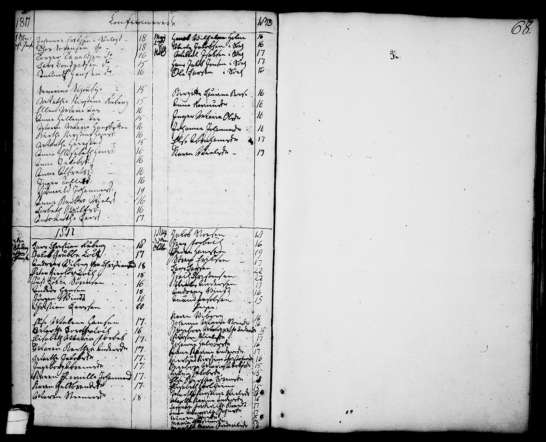 Brevik kirkebøker, SAKO/A-255/F/Fa/L0003: Parish register (official) no. 3, 1764-1814, p. 68