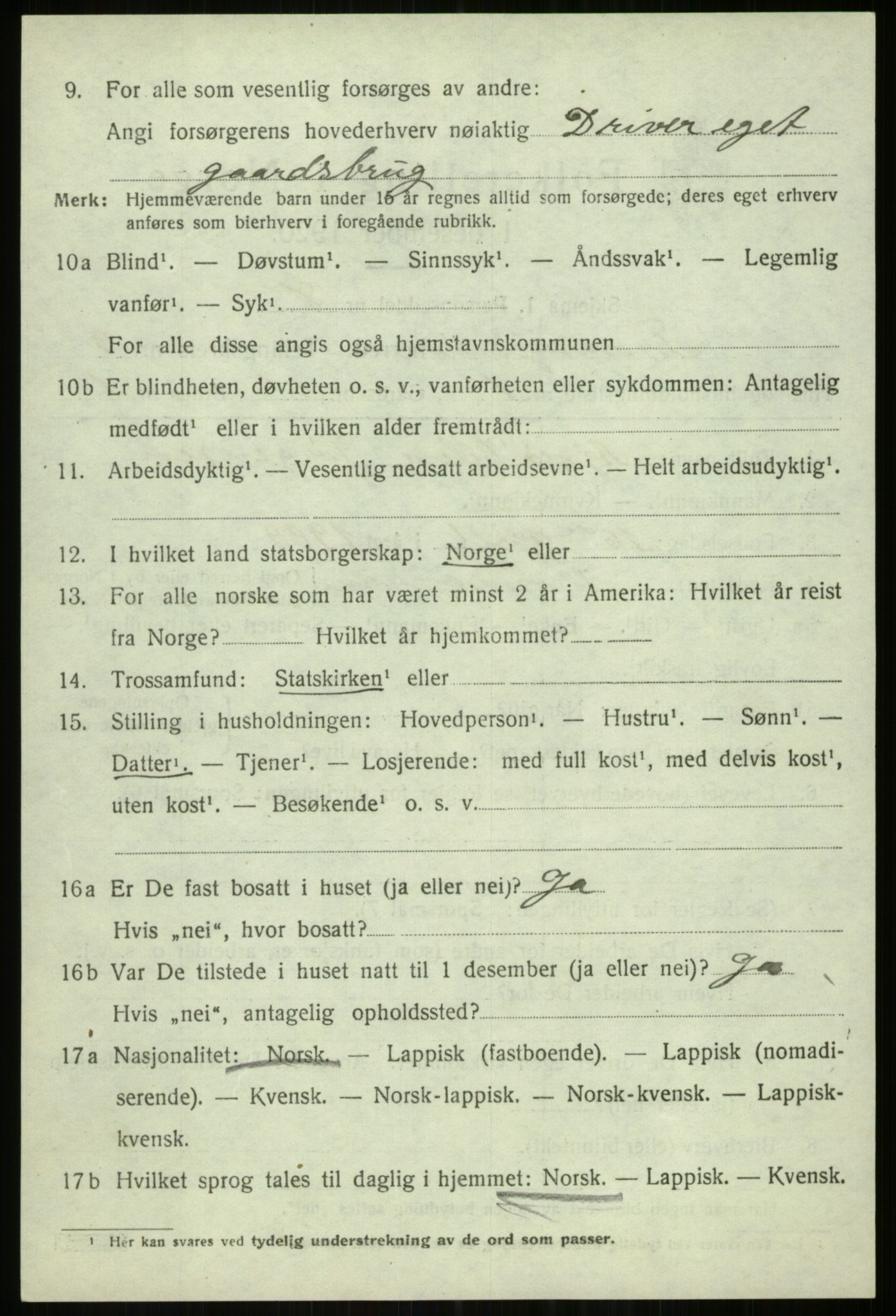 SATØ, 1920 census for Tromsøysund, 1920, p. 6573