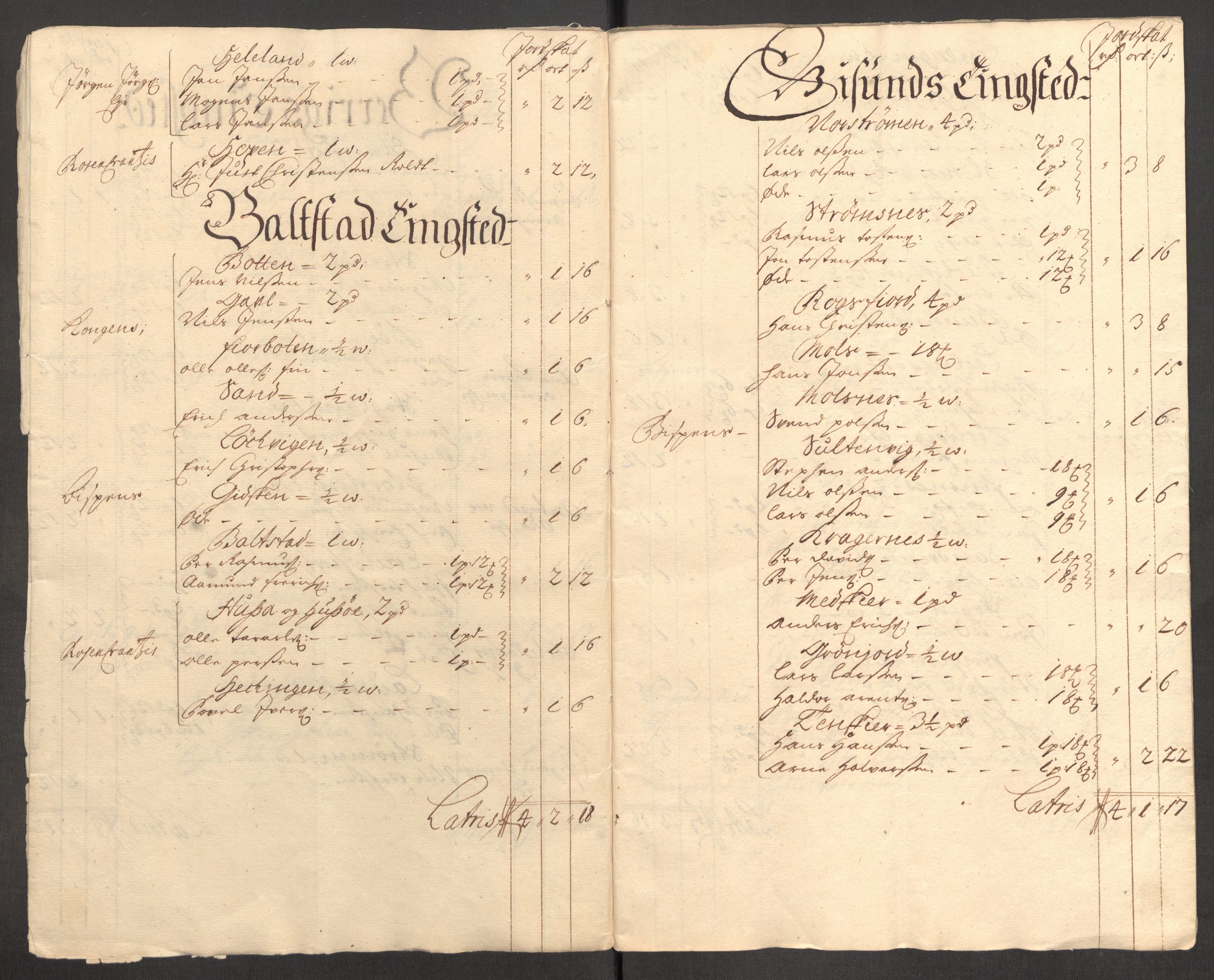 Rentekammeret inntil 1814, Reviderte regnskaper, Fogderegnskap, AV/RA-EA-4092/R68/L4757: Fogderegnskap Senja og Troms, 1708-1710, p. 14