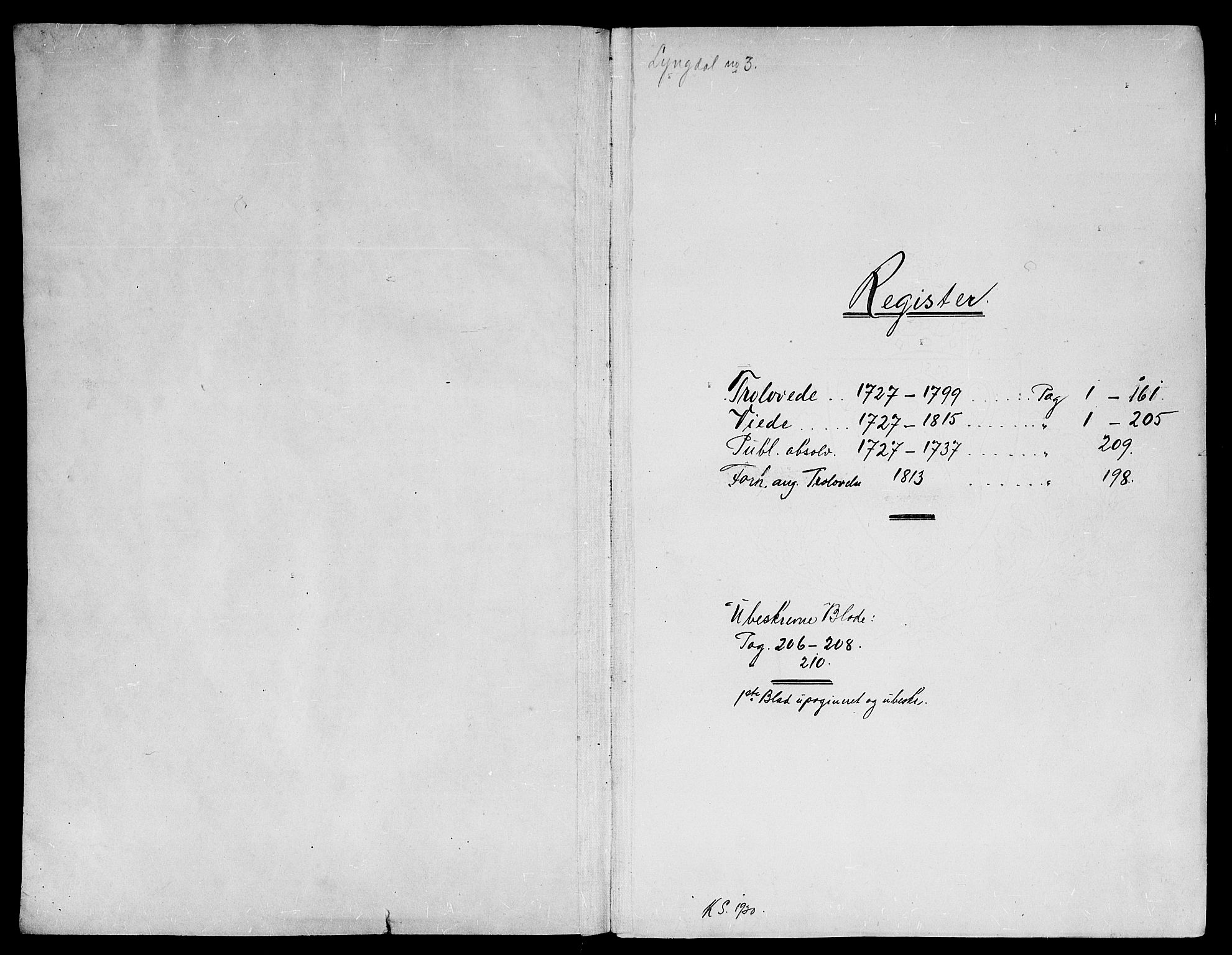 Lyngdal sokneprestkontor, AV/SAK-1111-0029/F/Fa/Fac/L0002: Parish register (official) no. A 2, 1727-1815