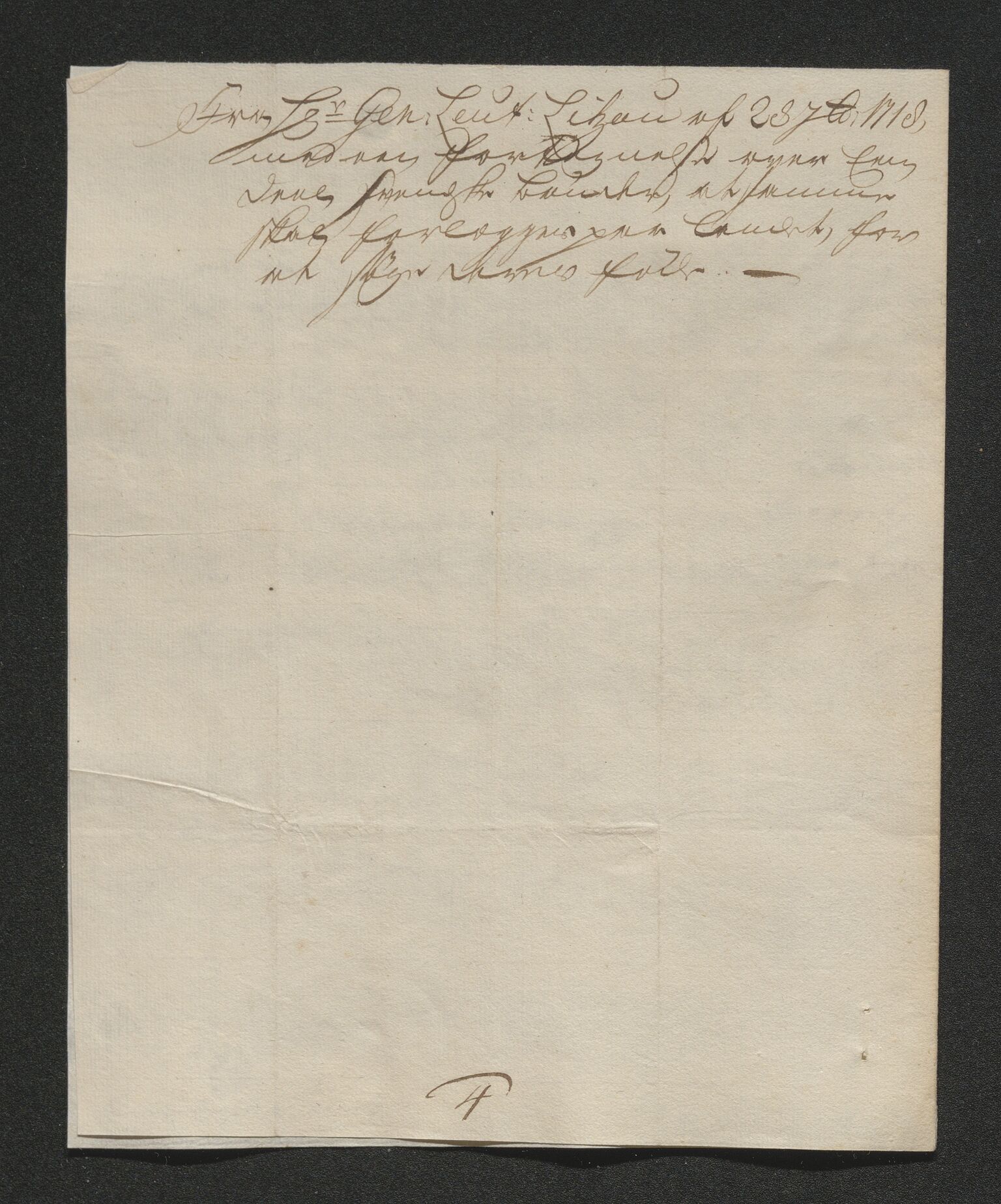 Larvik grevskap, AV/SAKO-A-1056/F/Ff/Ffb/L0018/0001: Brev / Spesielle saker, 1716-1748, p. 20