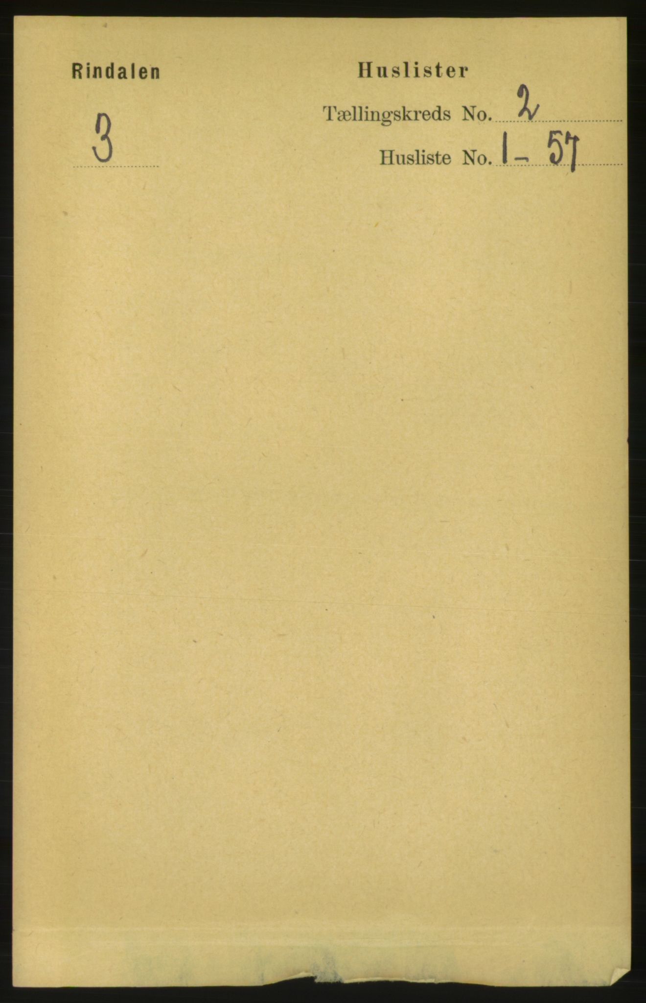 RA, 1891 census for 1567 Rindal, 1891, p. 141