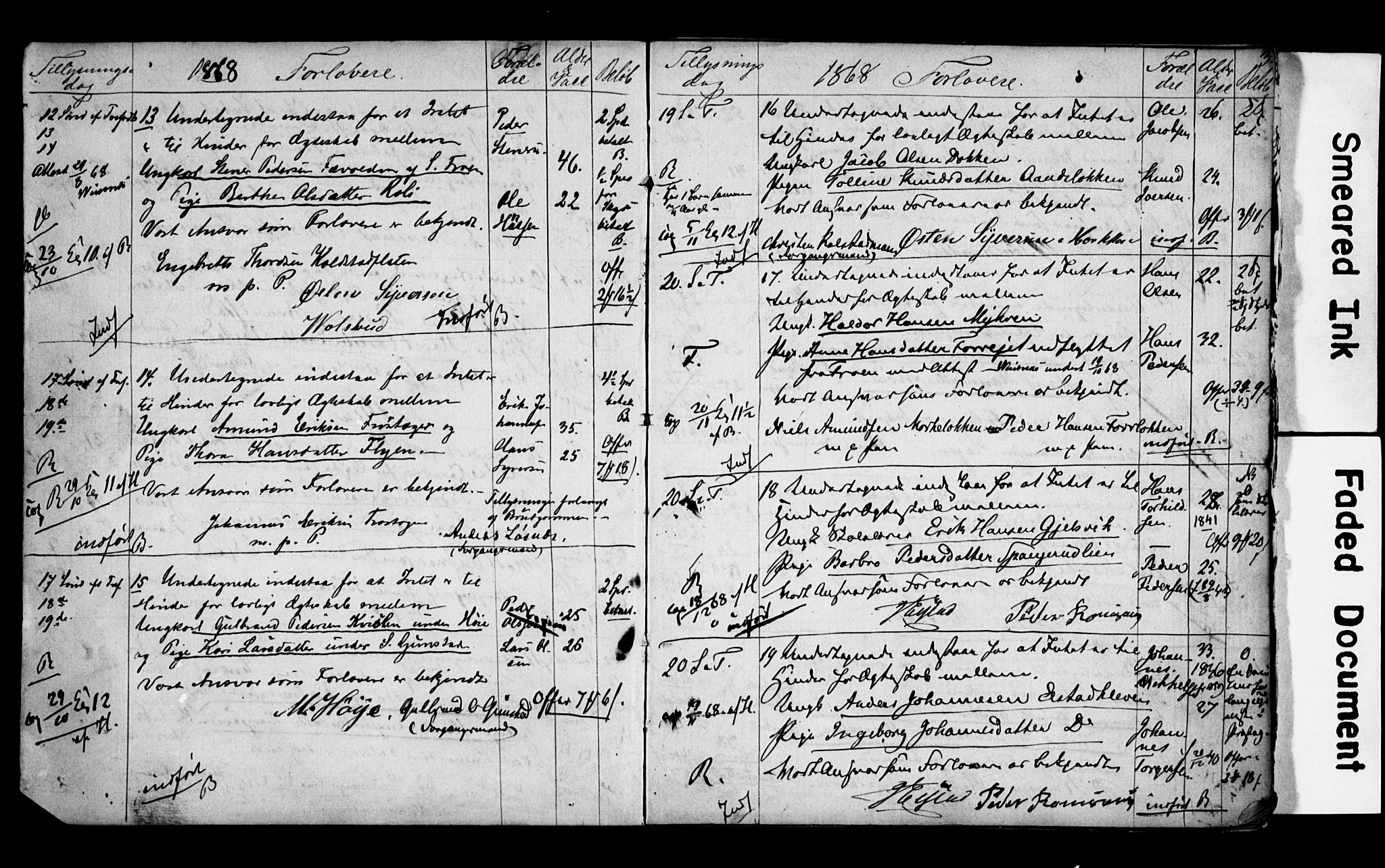 Ringebu prestekontor, AV/SAH-PREST-082/I/Ie: Banns register no. 1, 1868-1886, p. 3