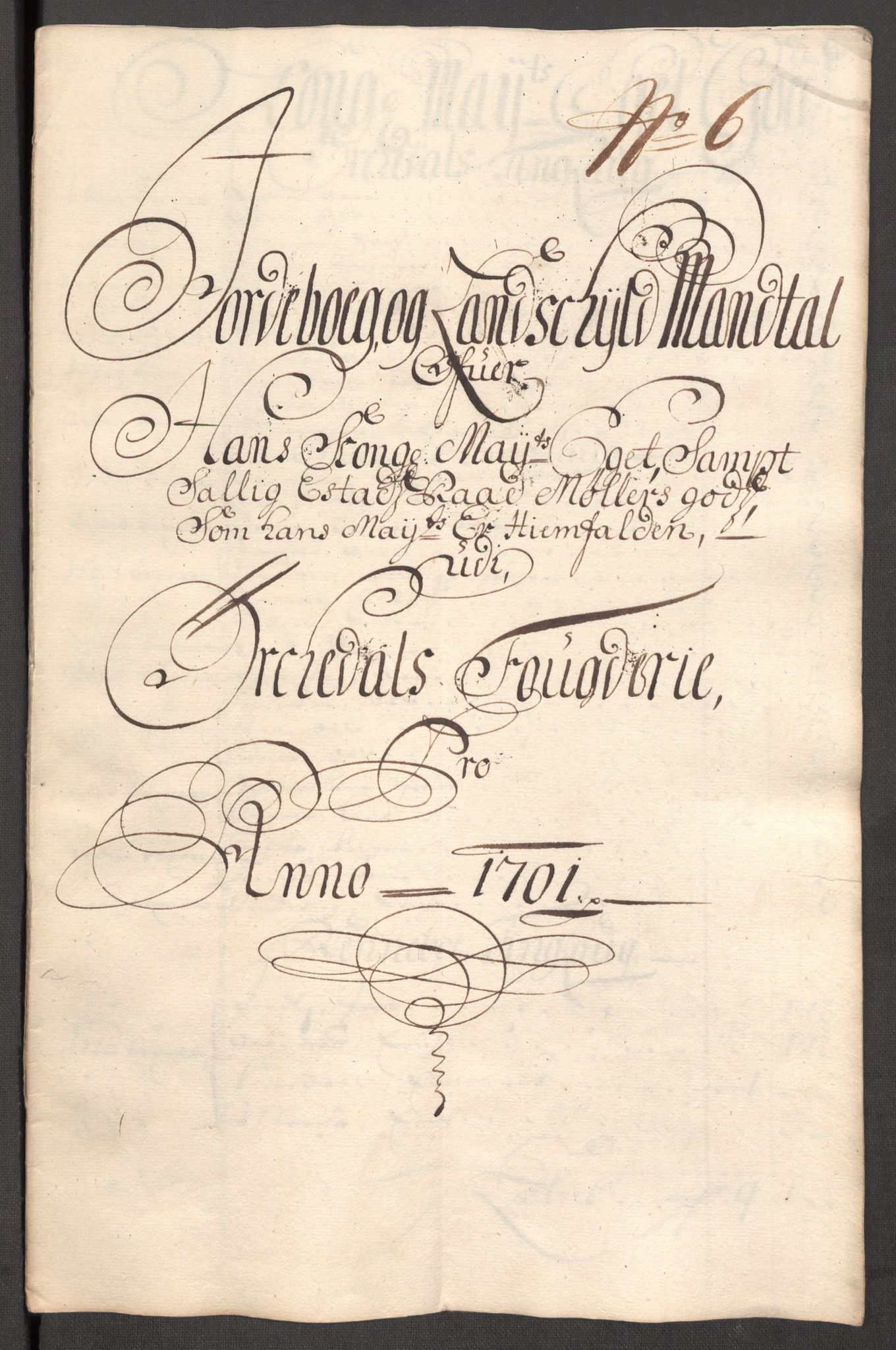 Rentekammeret inntil 1814, Reviderte regnskaper, Fogderegnskap, AV/RA-EA-4092/R60/L3951: Fogderegnskap Orkdal og Gauldal, 1701, p. 105