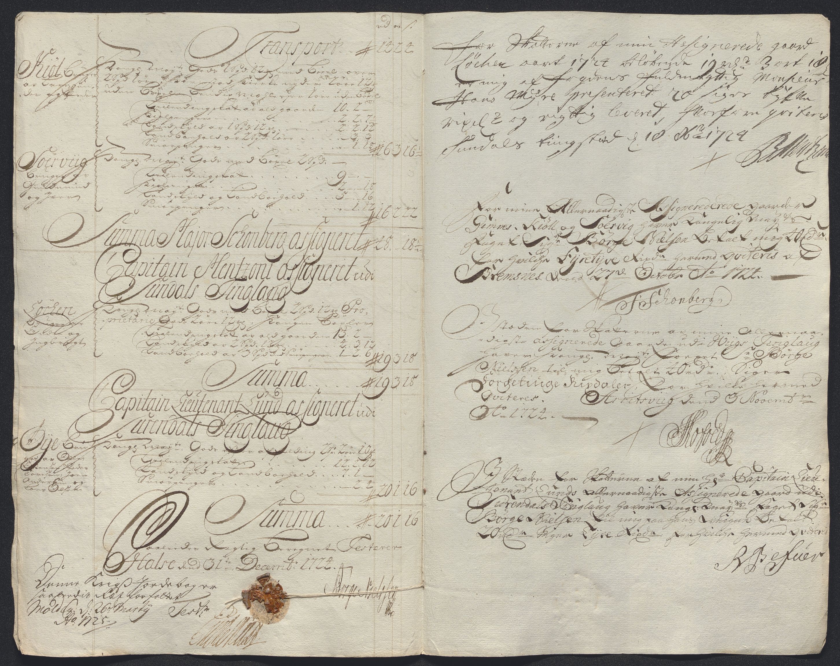 Rentekammeret inntil 1814, Reviderte regnskaper, Fogderegnskap, RA/EA-4092/R56/L3757: Fogderegnskap Nordmøre, 1724, p. 241